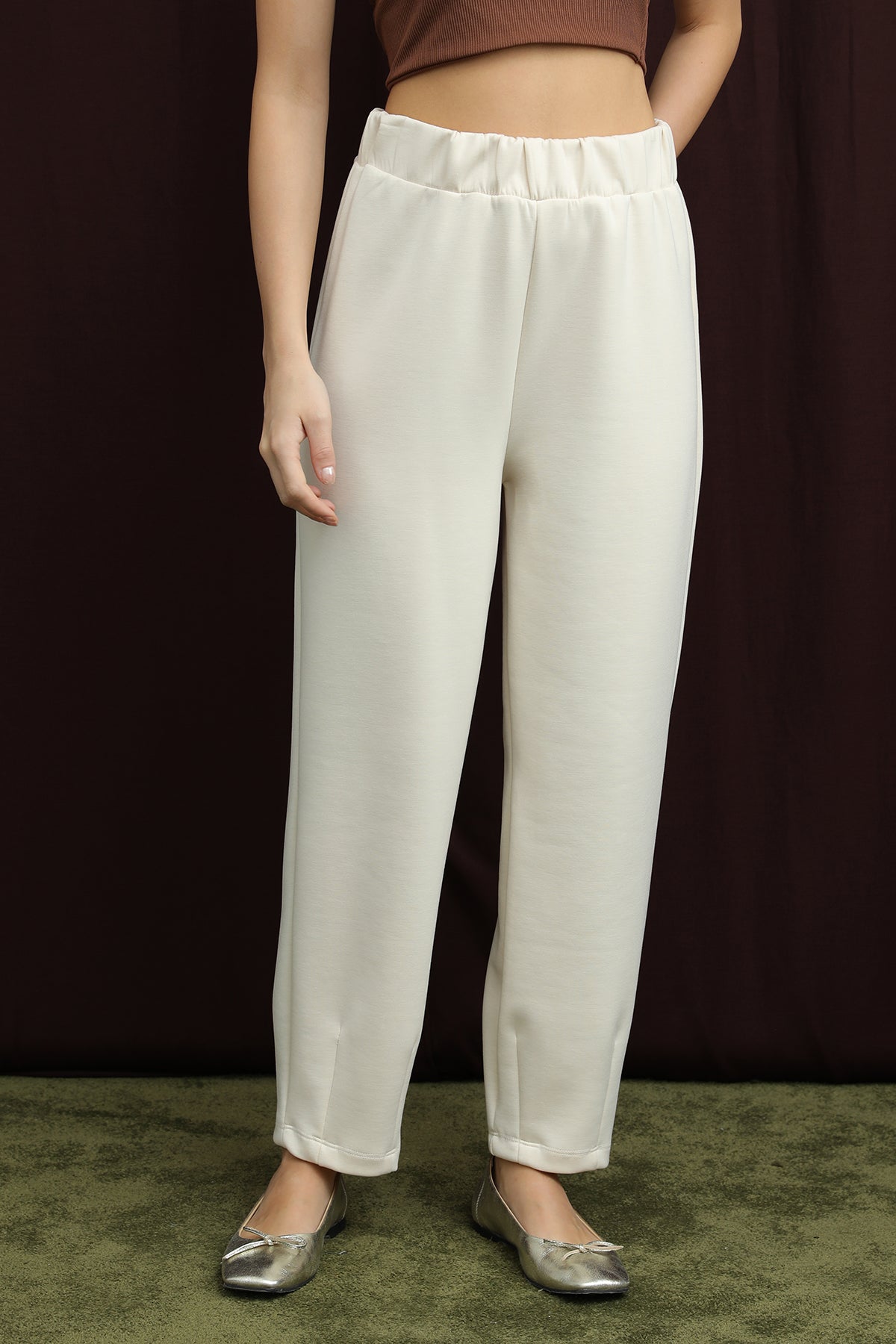 Kadın Paça Detaylı Havuç Pantolon - 18269PNT