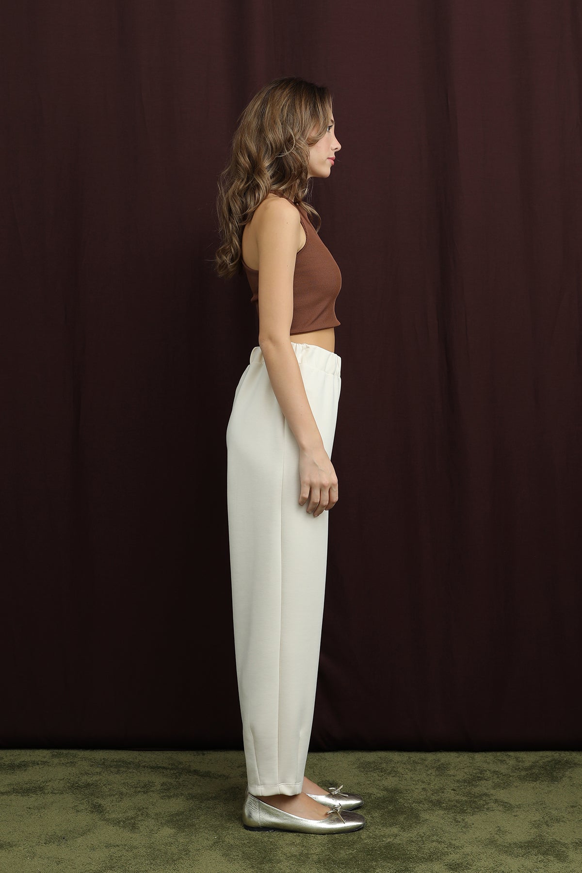 Kadın Paça Detaylı Havuç Pantolon - 18269PNT