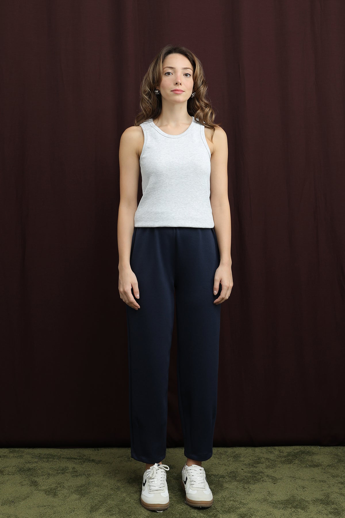 Kadın Paça Detaylı Havuç Pantolon - 18269PNT