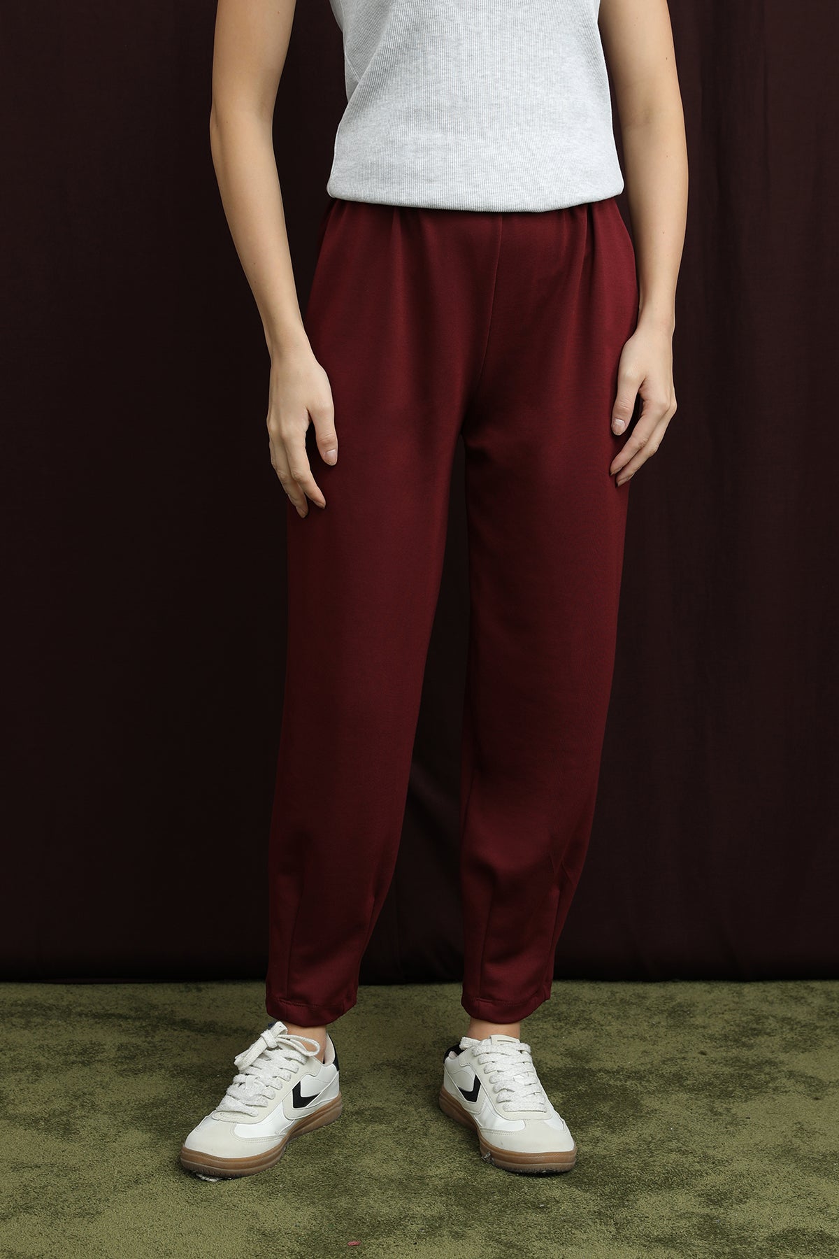 Kadın Paça Detaylı Havuç Pantolon - 18269PNT