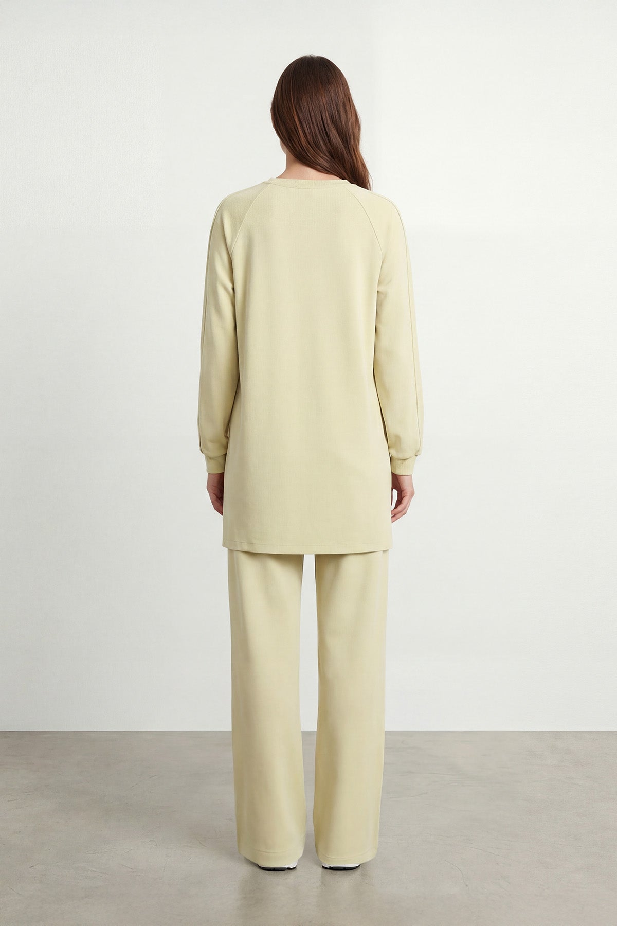 Женский Длинный Туника и Брюки Костюм из двух частей – 14473TKS