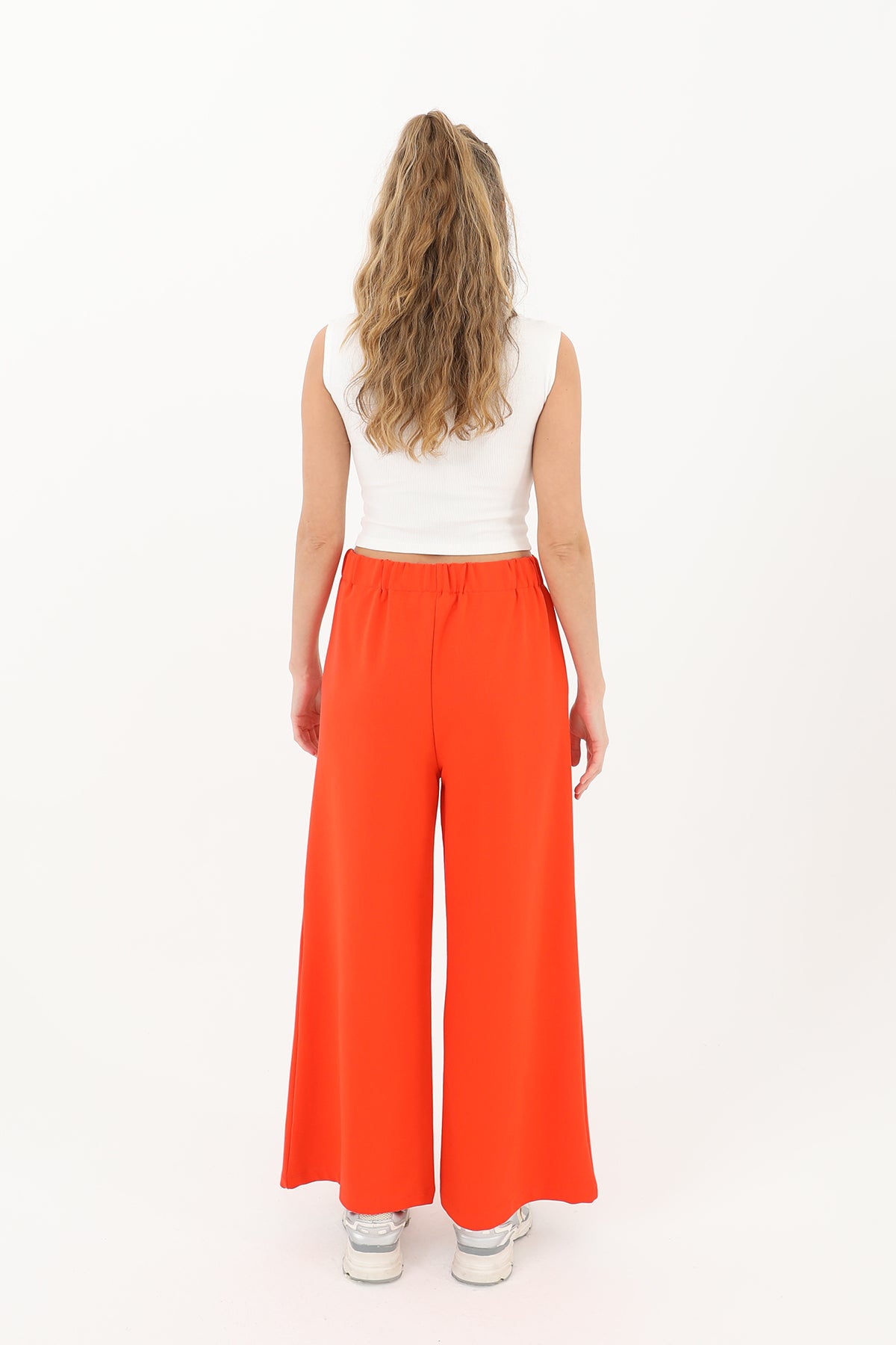 Kadın Geniş Paça Pantolon - 30007PNT