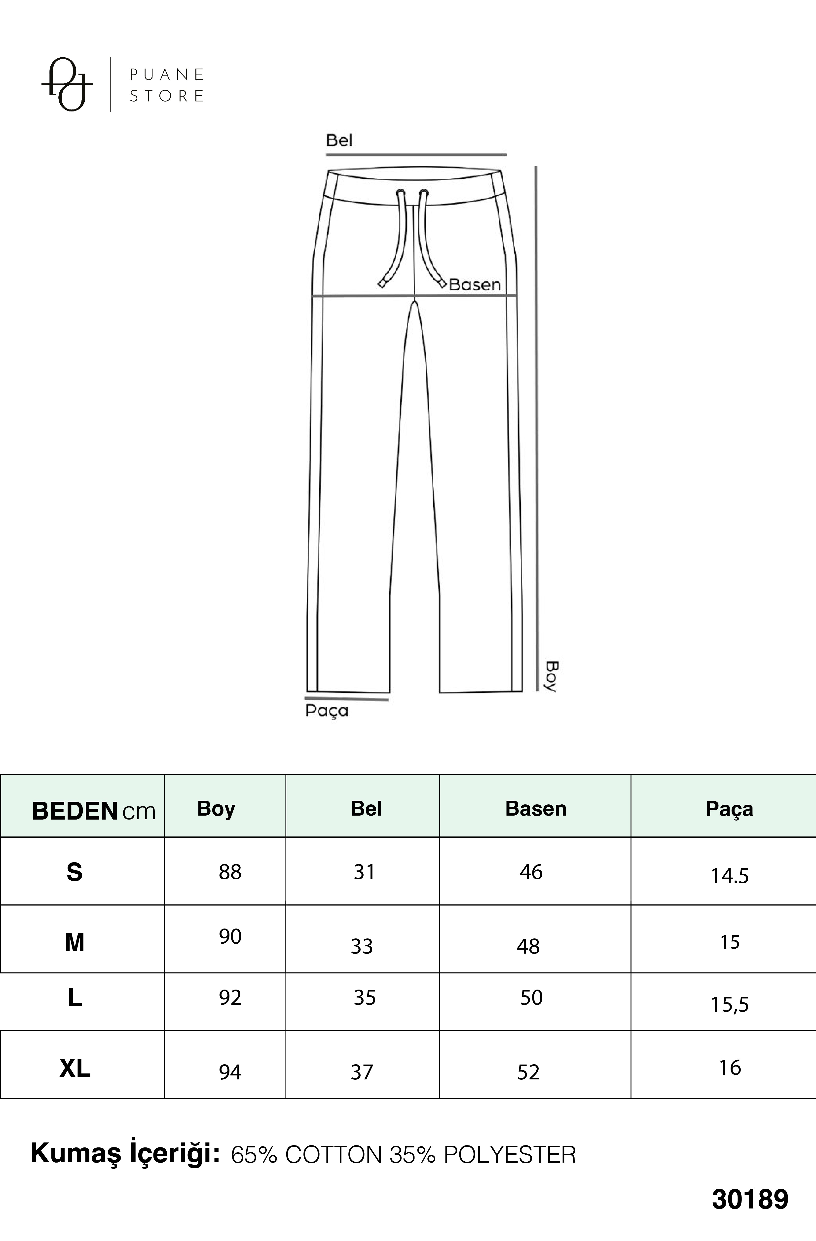 Kadın Ribana Detaylı Eşofman Altı - 30189PNT