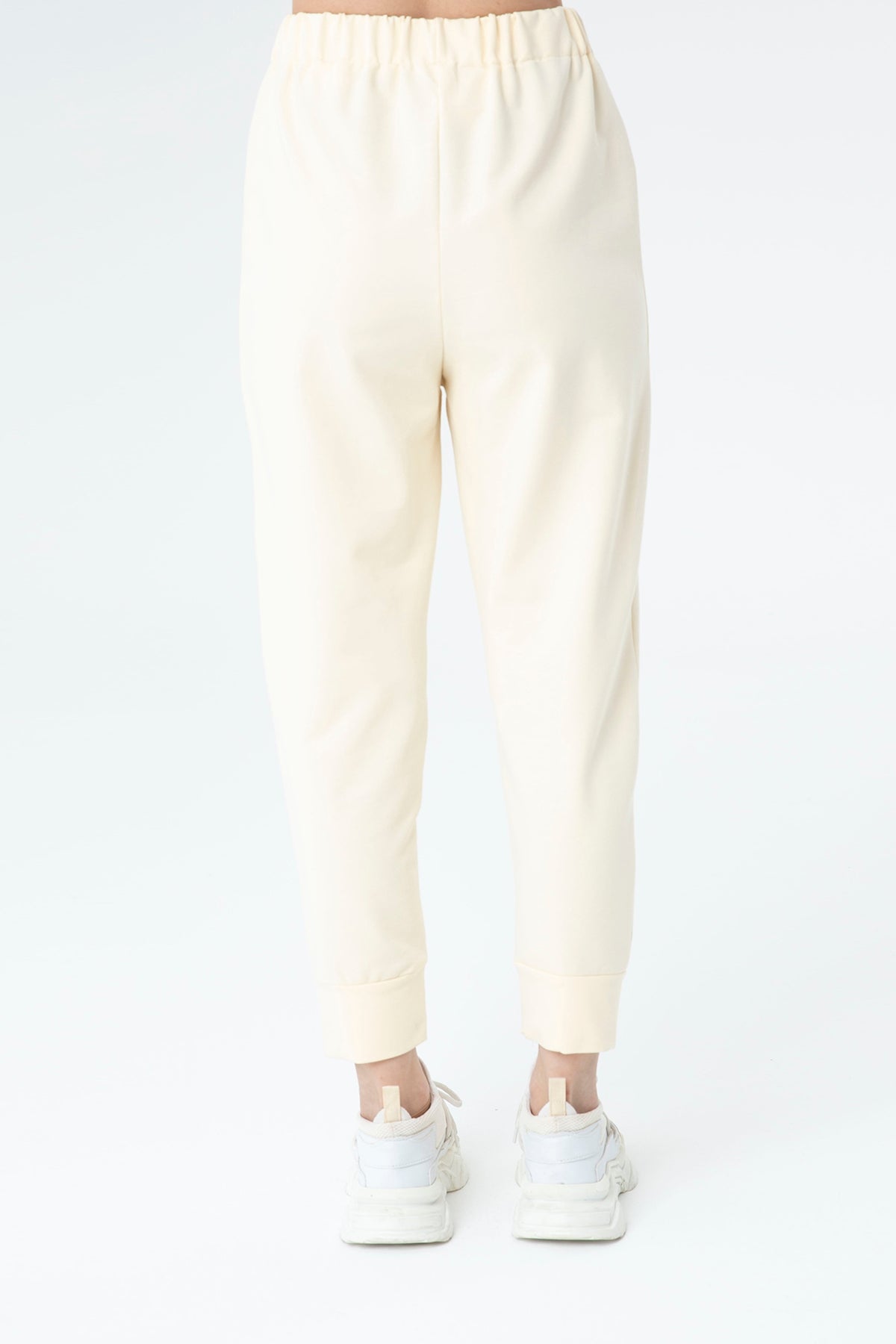 Kadın Ribana Detaylı Eşofman Altı - 30189PNT