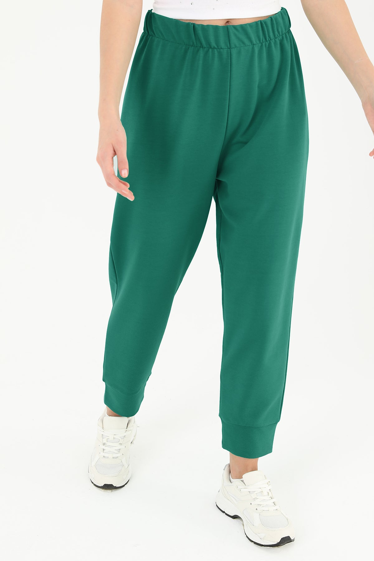 Kadın Ribana Detaylı Eşofman Altı - 30189PNT