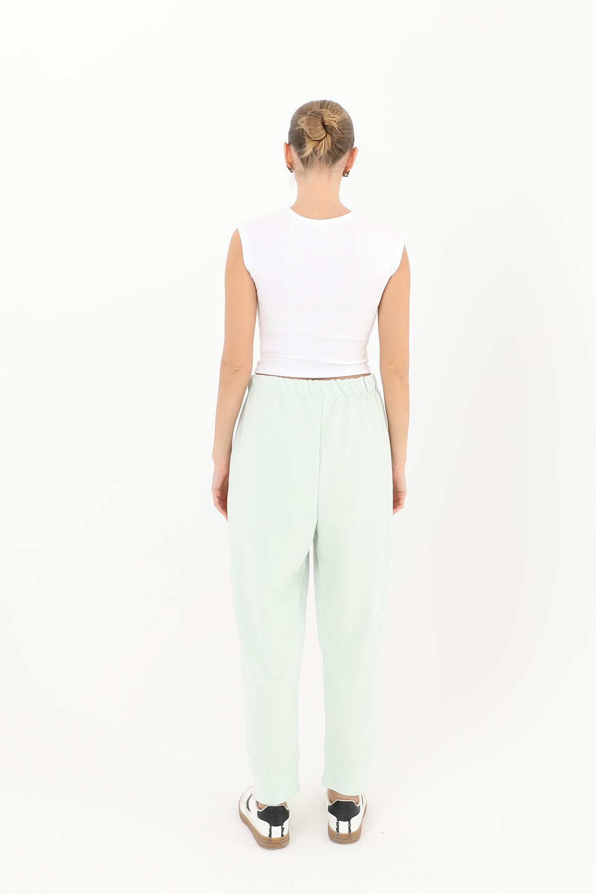 Kadın Ribana Detaylı Eşofman Altı - 30189PNT