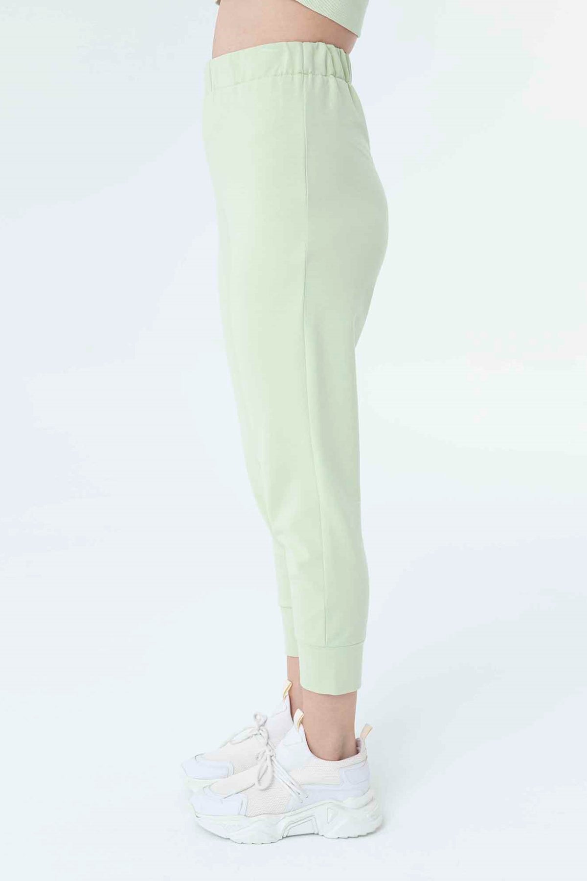 Kadın Ribana Detaylı Eşofman Altı - 30189PNT