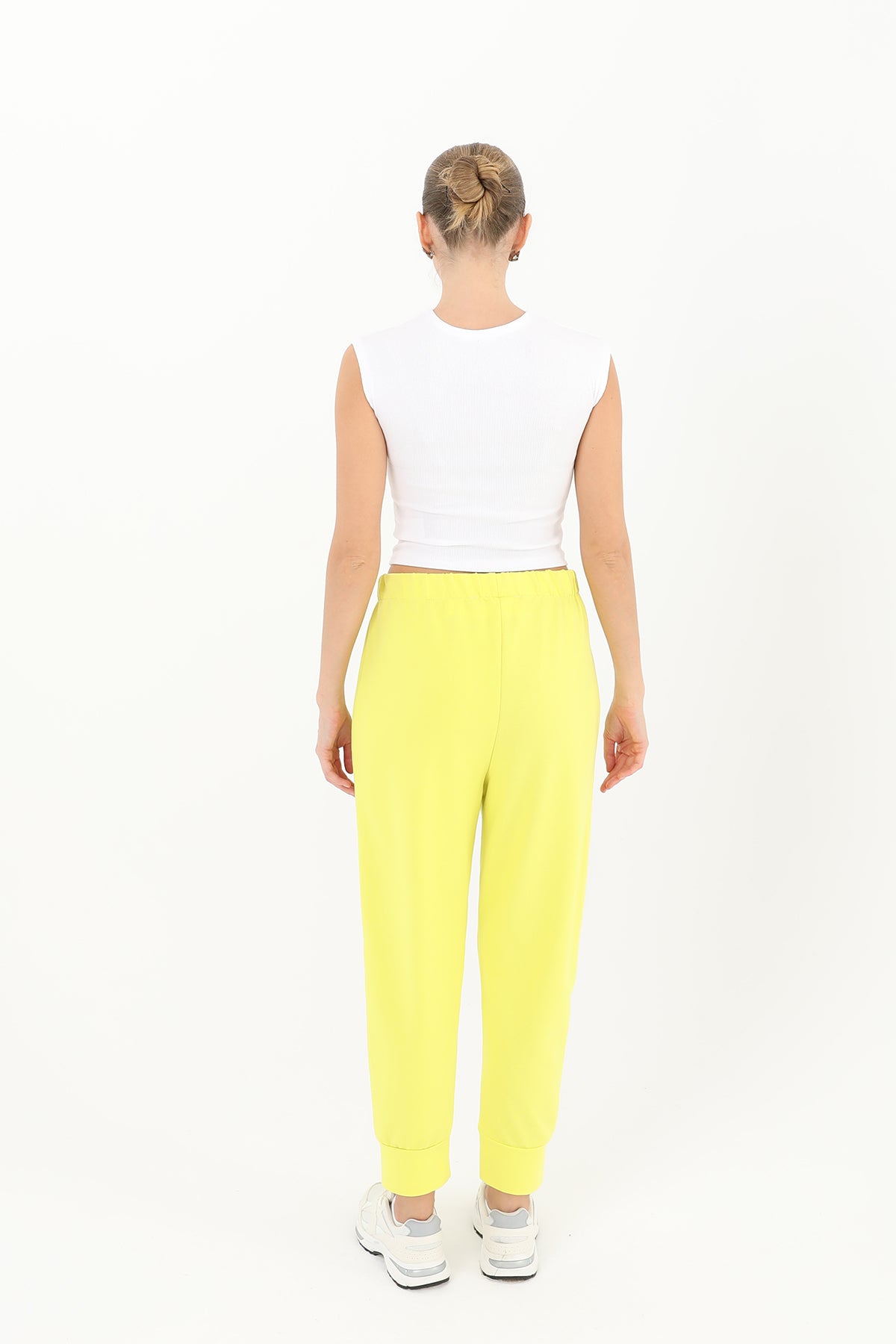 Kadın Ribana Detaylı Eşofman Altı - 30189PNT