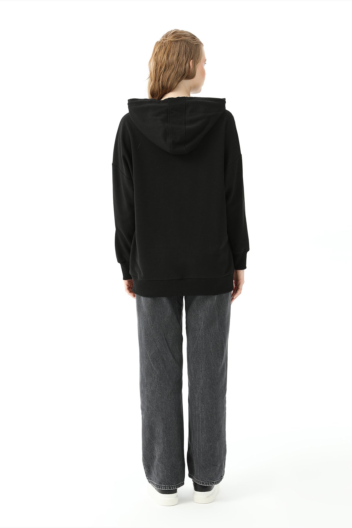 Kadın Kapüşonlu Sweatshirt - 31467SWT