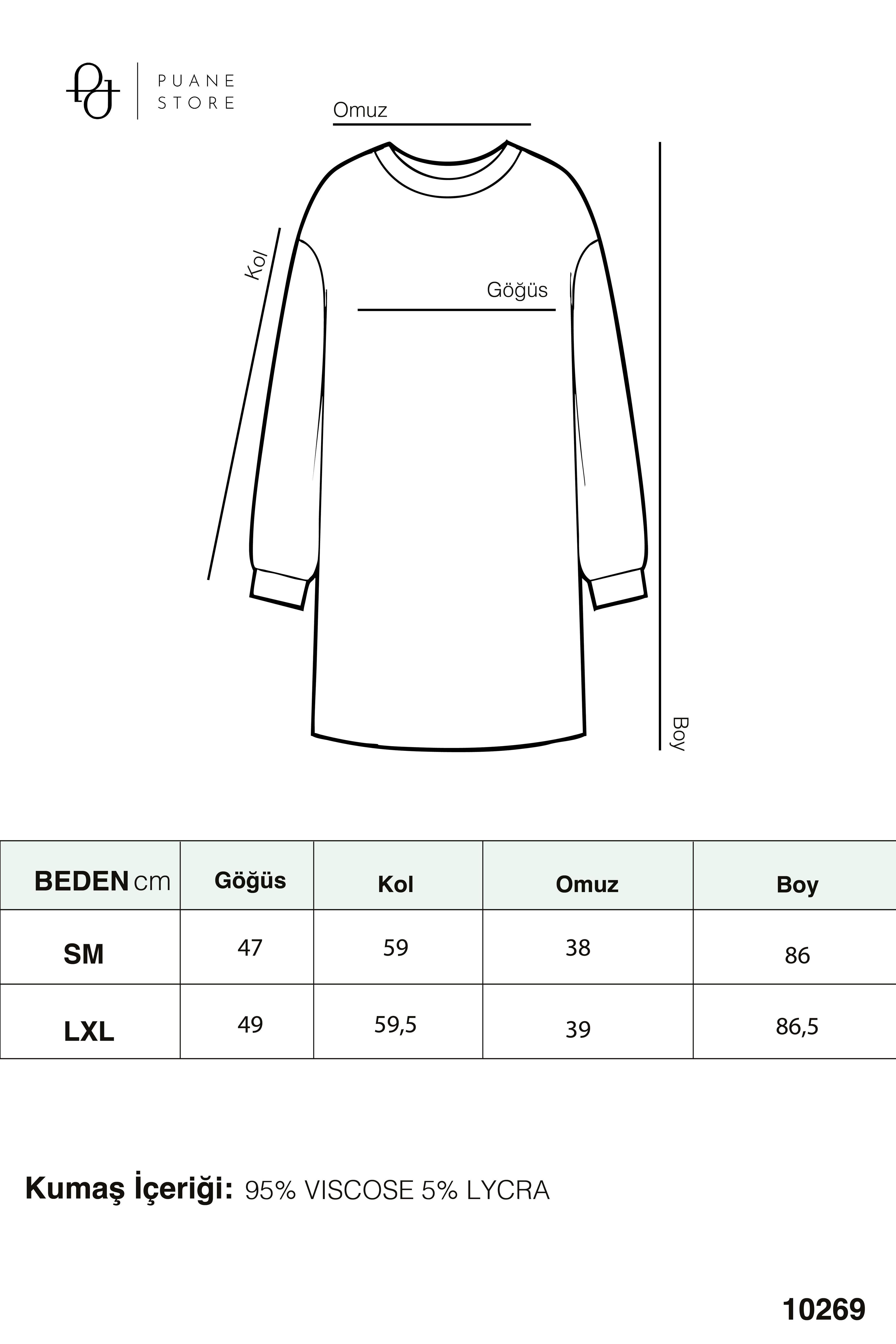 Kadın Balıkçı Yaka Tül Detaylı Bluz - 10269TUN