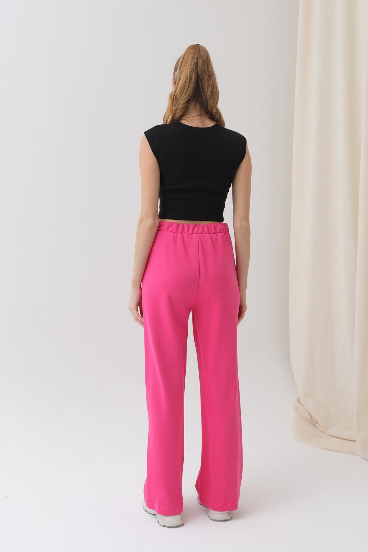 Kadın Geniş Paça Eşofman Altı  - 18152PNT