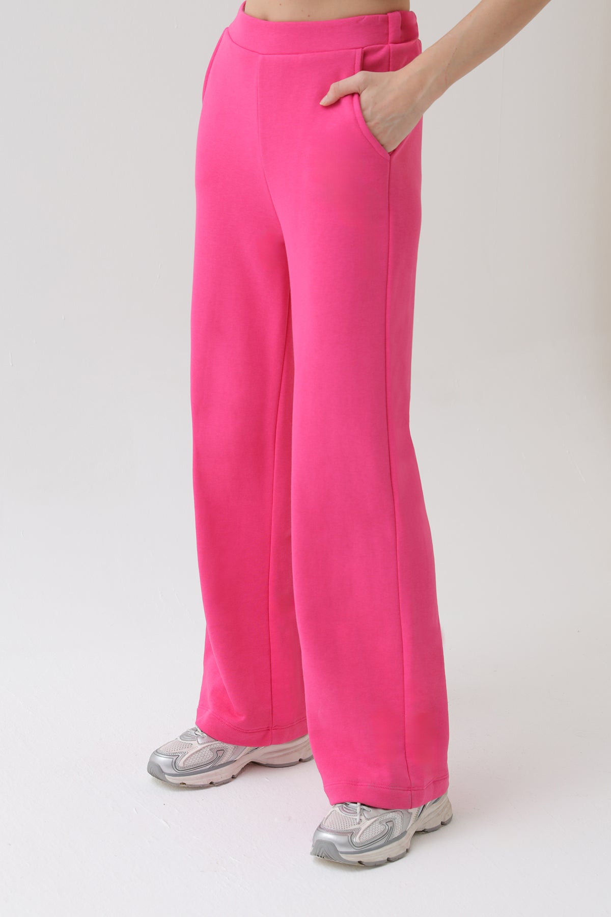 Kadın Geniş Paça Eşofman Altı  - 18152PNT