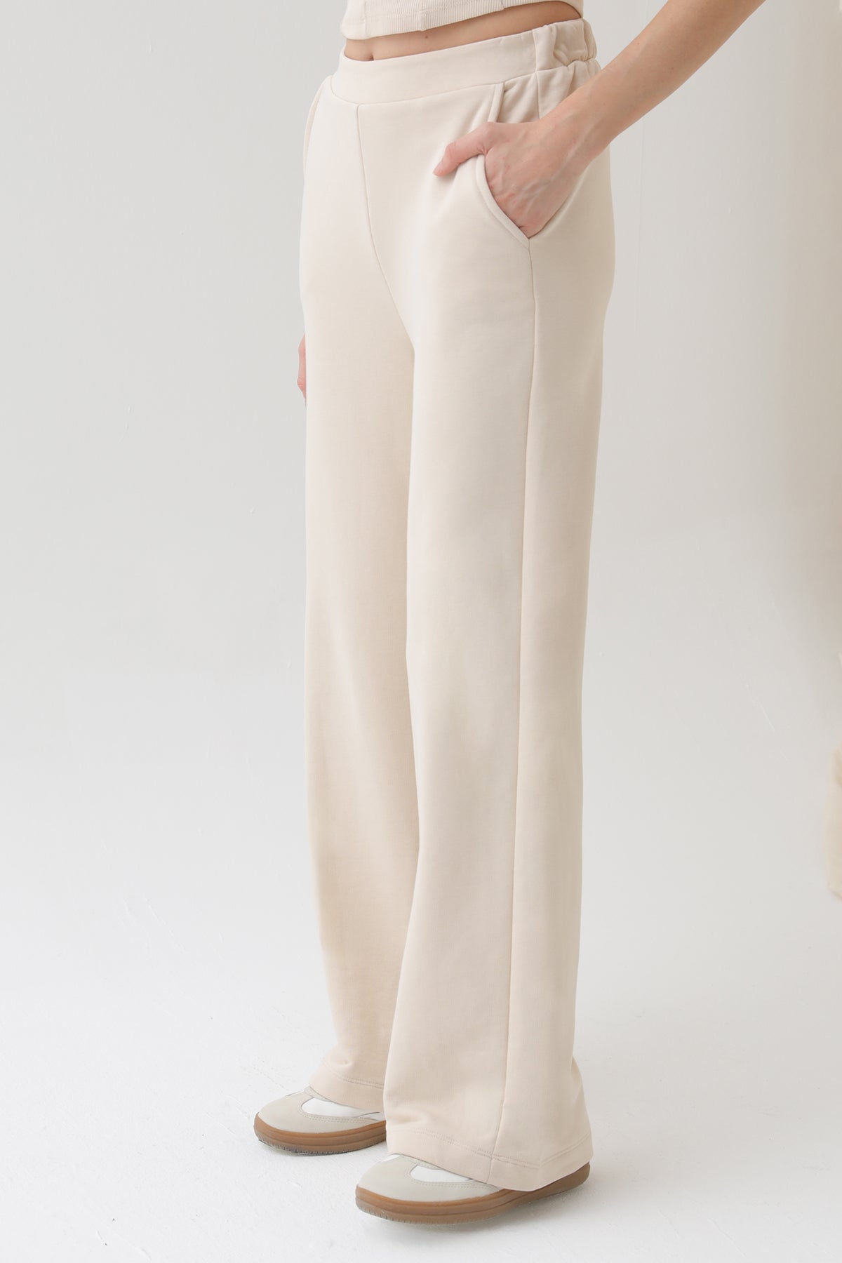 Kadın Geniş Paça Eşofman Altı  - 18152PNT