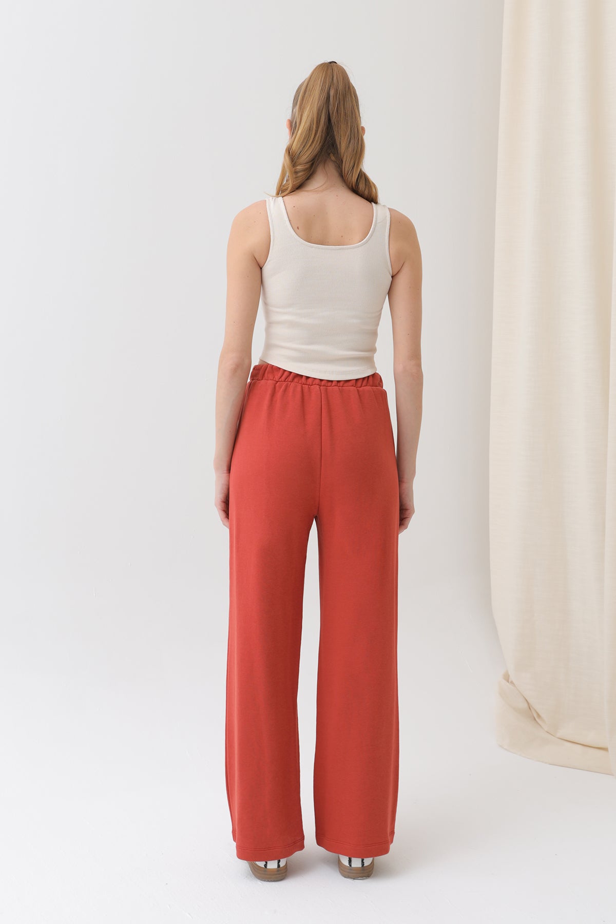 Kadın Geniş Paça Eşofman Altı  - 18152PNT