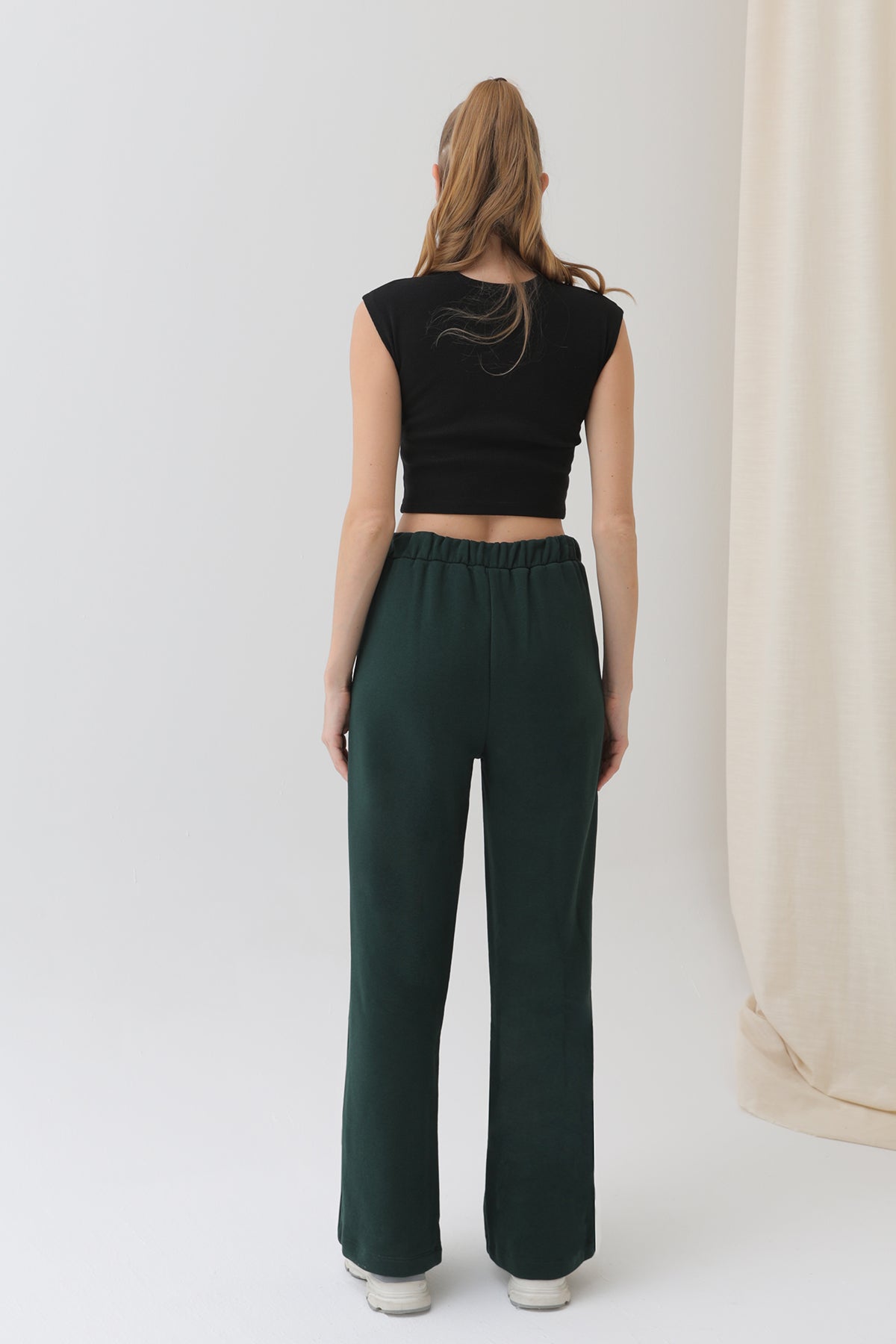 Kadın Geniş Paça Eşofman Altı  - 18152PNT