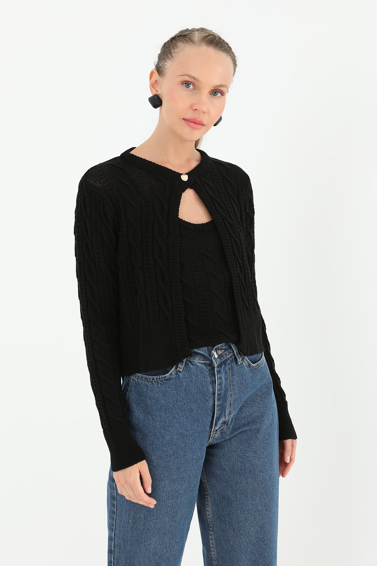 Kadın Örme Üst Ve Alt Takım  - 31778TKS