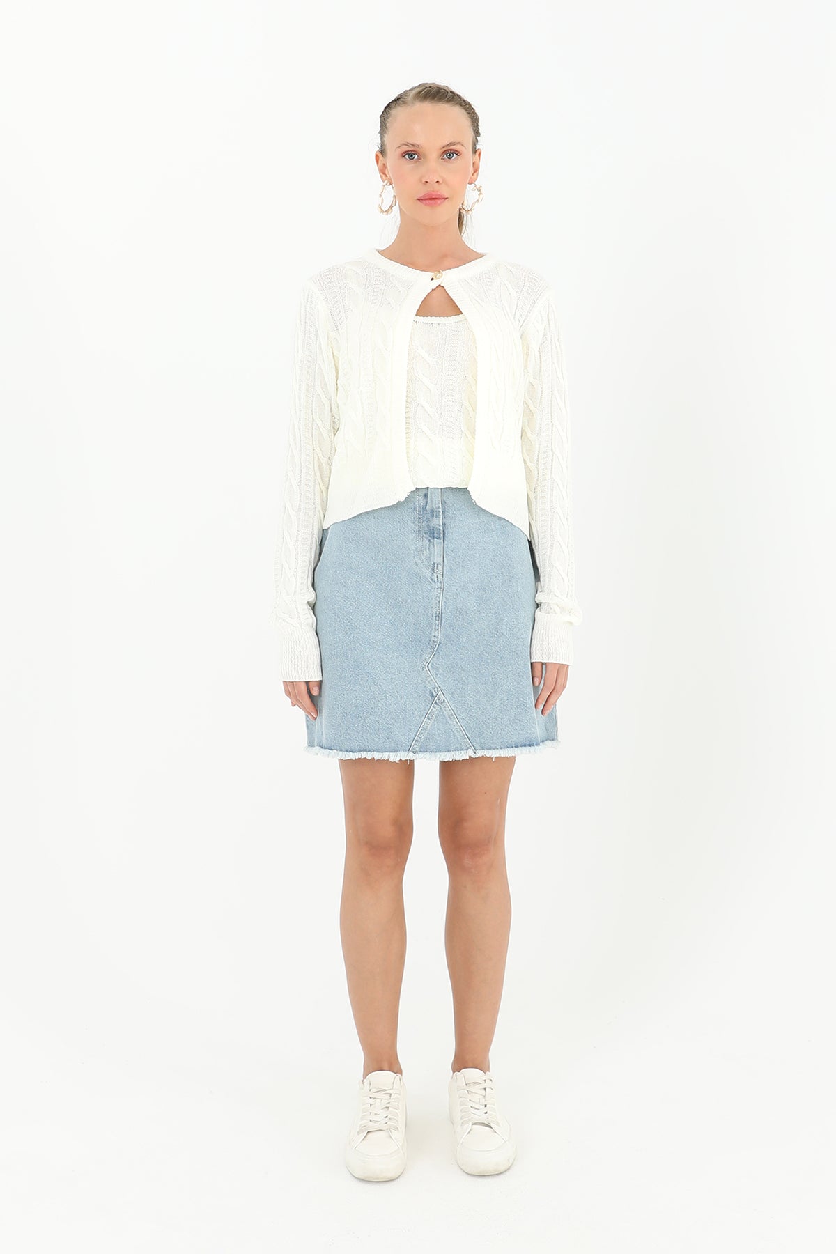 Kadın Örme Üst Ve Alt Takım  - 31778TKS