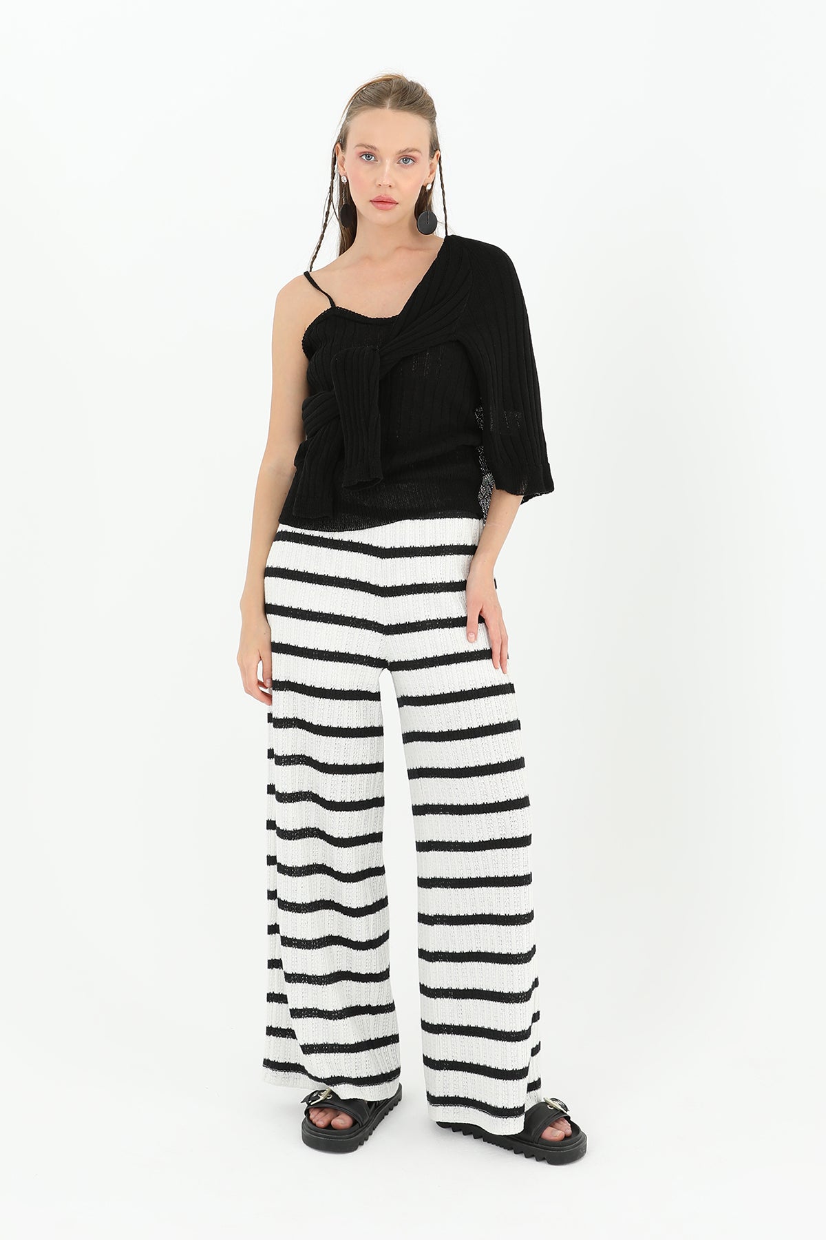 Kadın Örme İkili Bluz Takım  - 31779BLZ