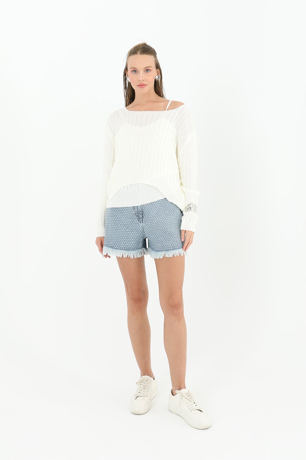 Kadın Örme İkili Bluz Takım  - 31779BLZ