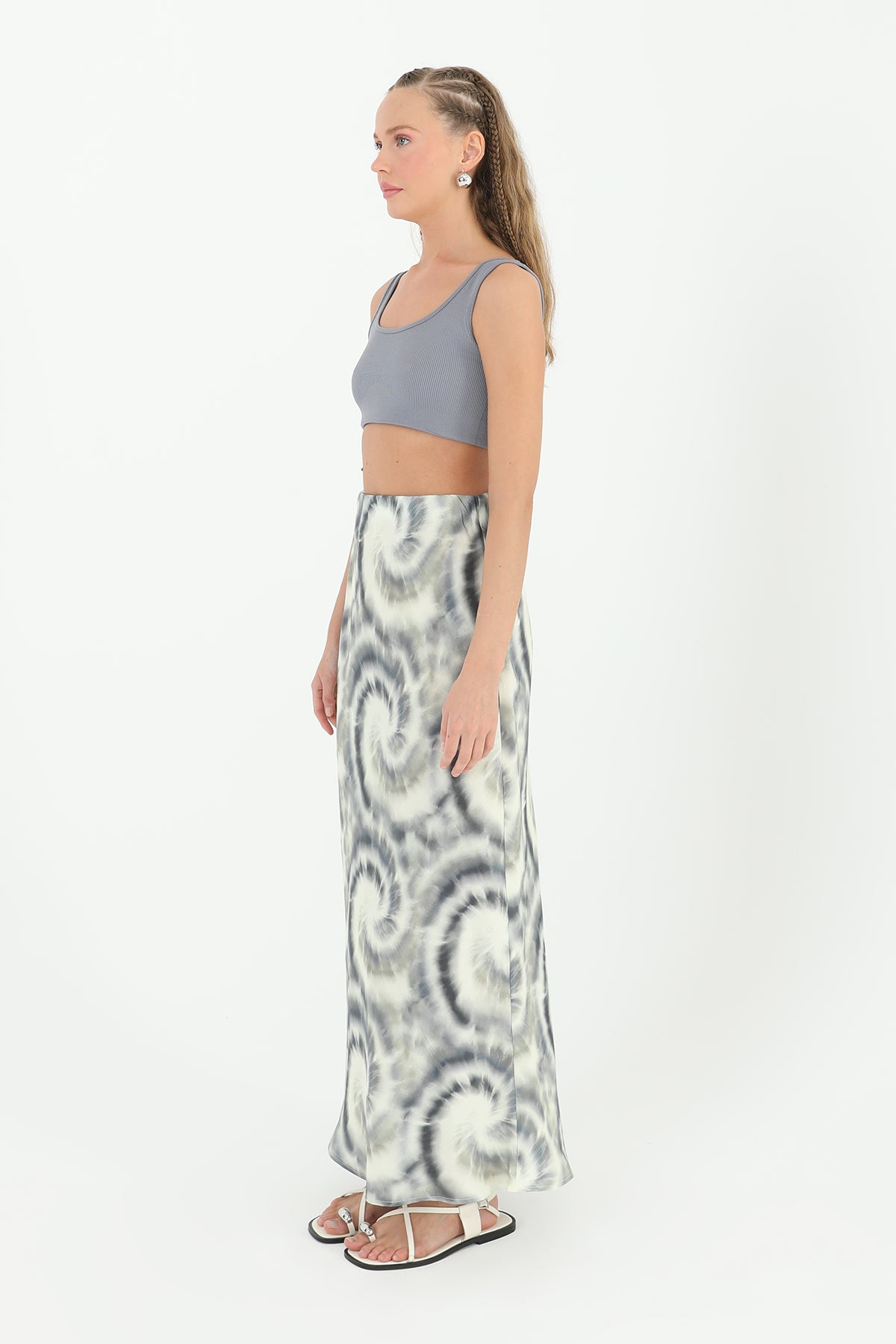 Kadın Desenli Etek  - 31812ETK