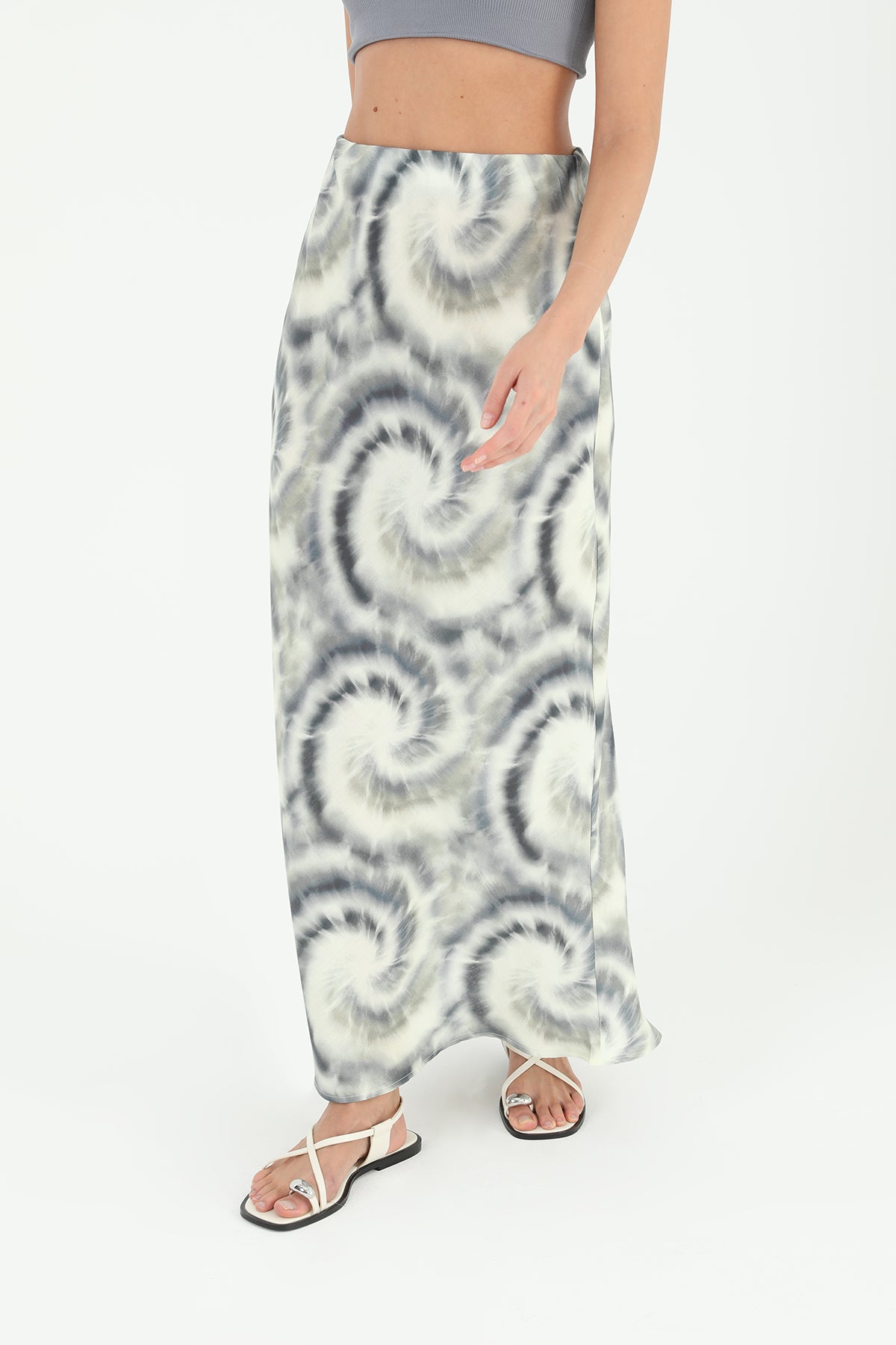 Kadın Desenli Etek  - 31812ETK