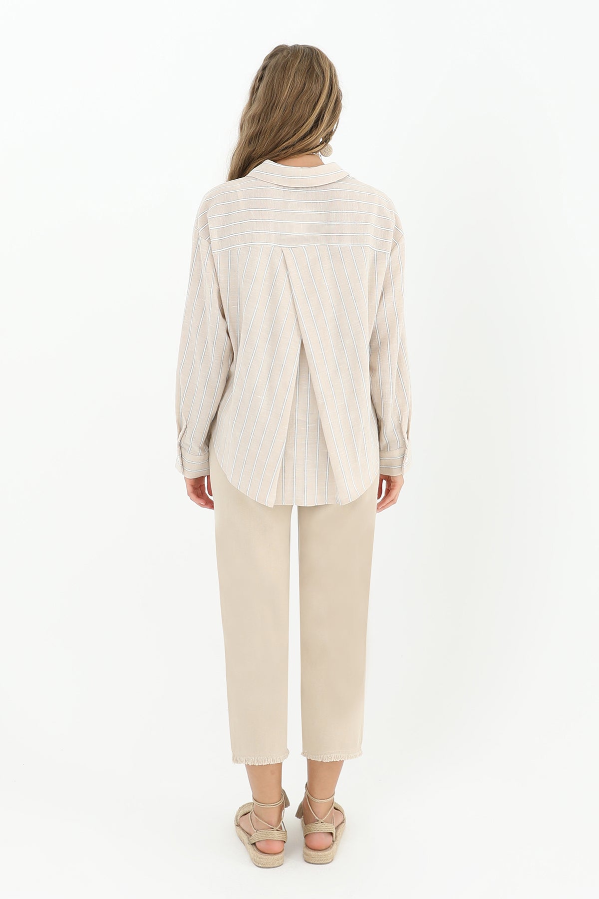 Kadın Bol Denim Pantolon  - 31823PNT