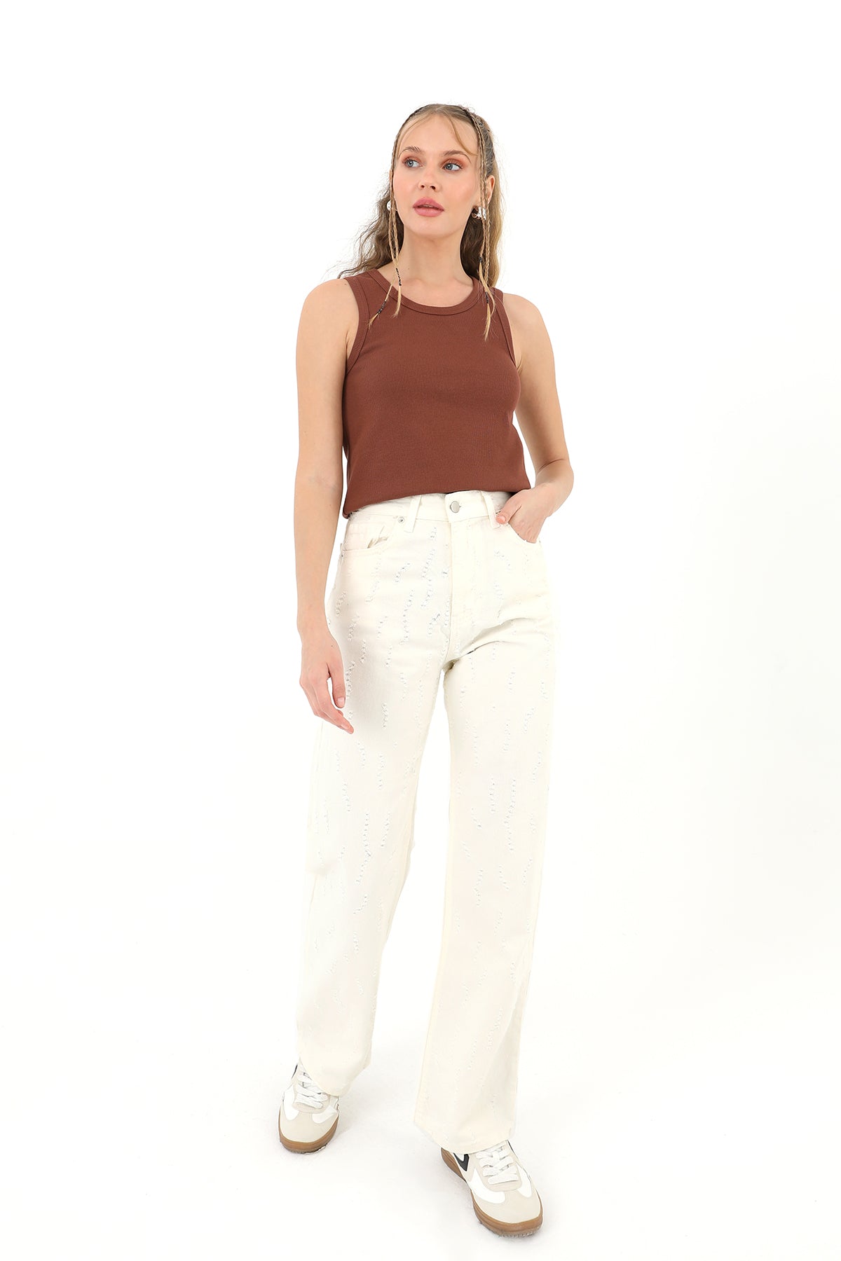 Kadın Denim Kot Pantolon  - 31876PNT