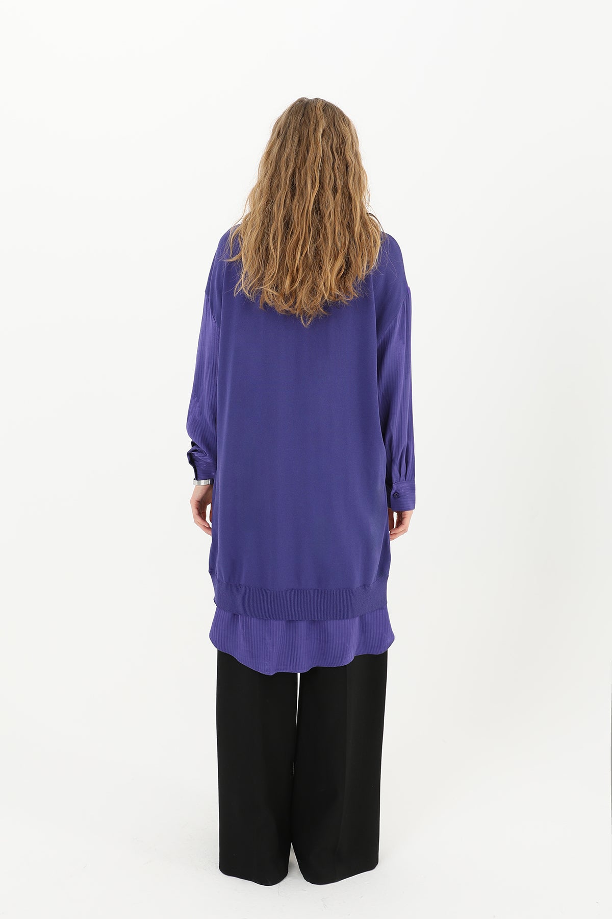 Kadın Gömlek Detaylı Tunik - 10578TUN