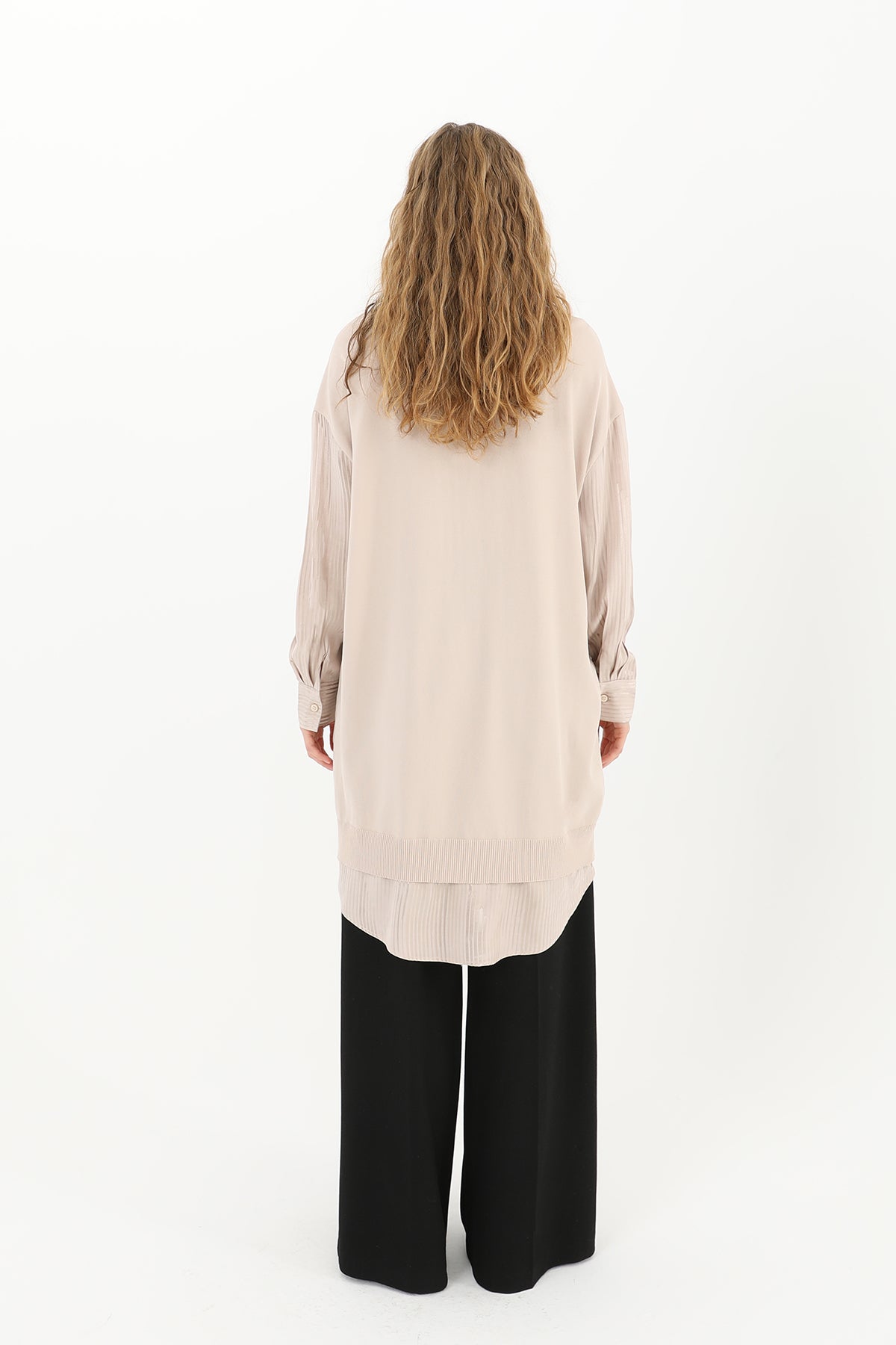 Kadın Gömlek Detaylı Tunik - 10578TUN