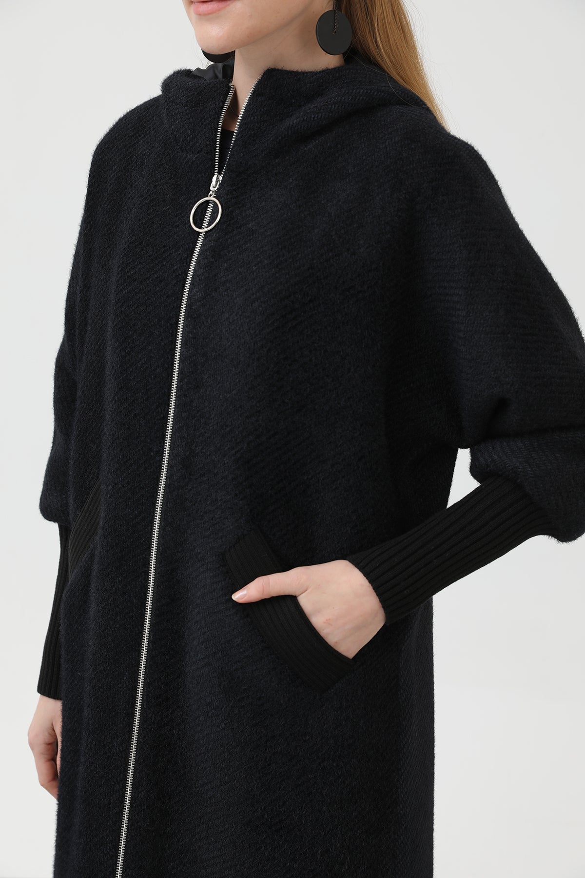 Kadın Kol Detaylı Kaban -15196KBN