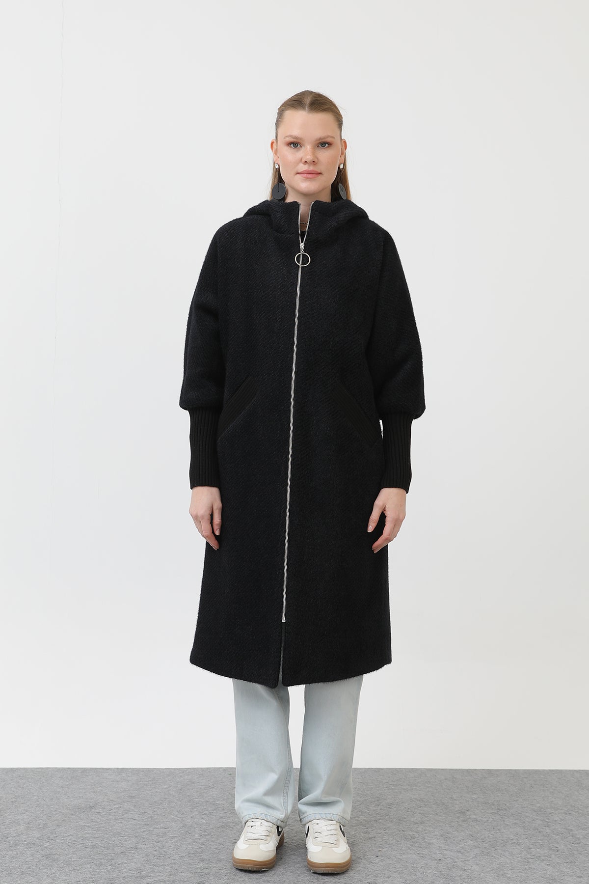 Kadın Kol Detaylı Kaban -15196KBN