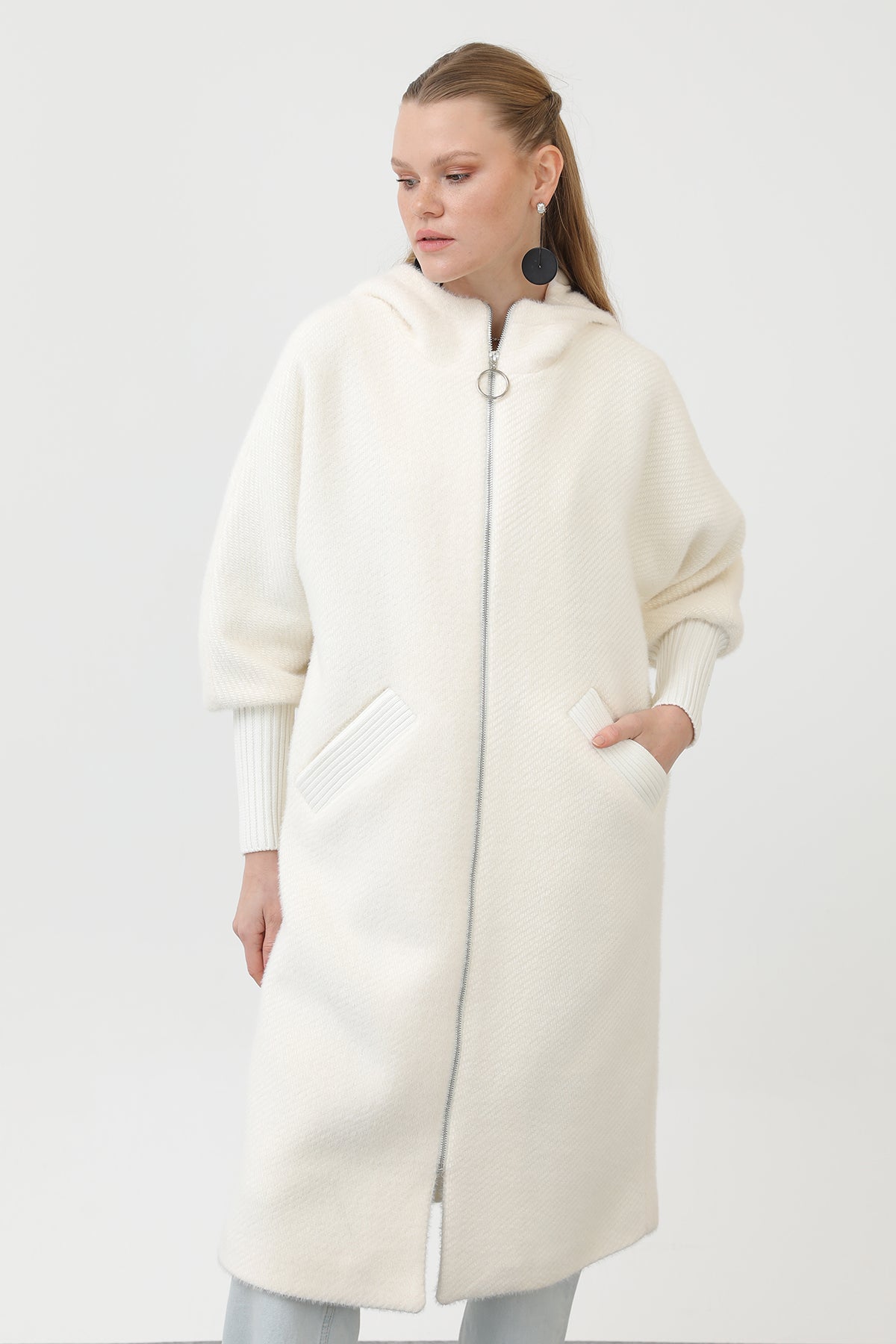 Kadın Kol Detaylı Kaban -15196KBN