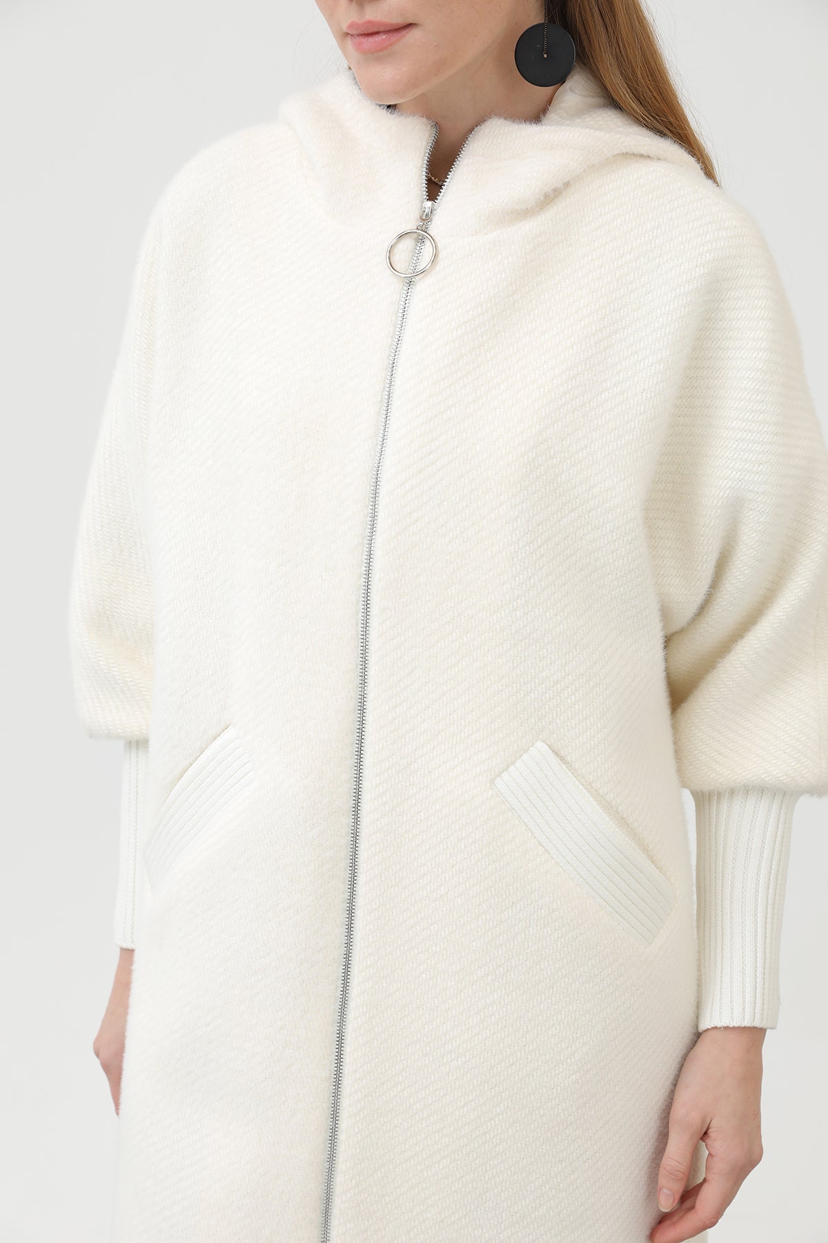 Kadın Kol Detaylı Kaban -15196KBN