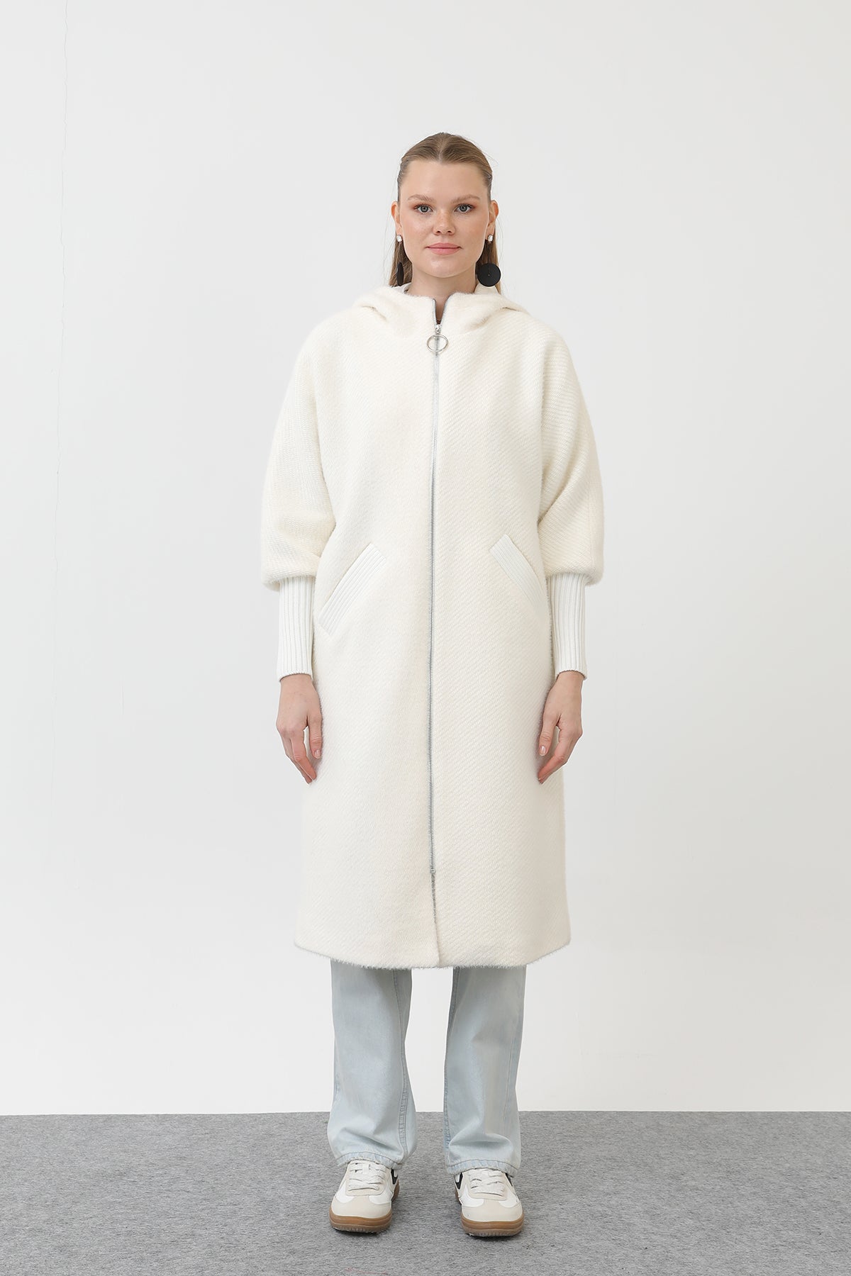 Kadın Kol Detaylı Kaban -15196KBN