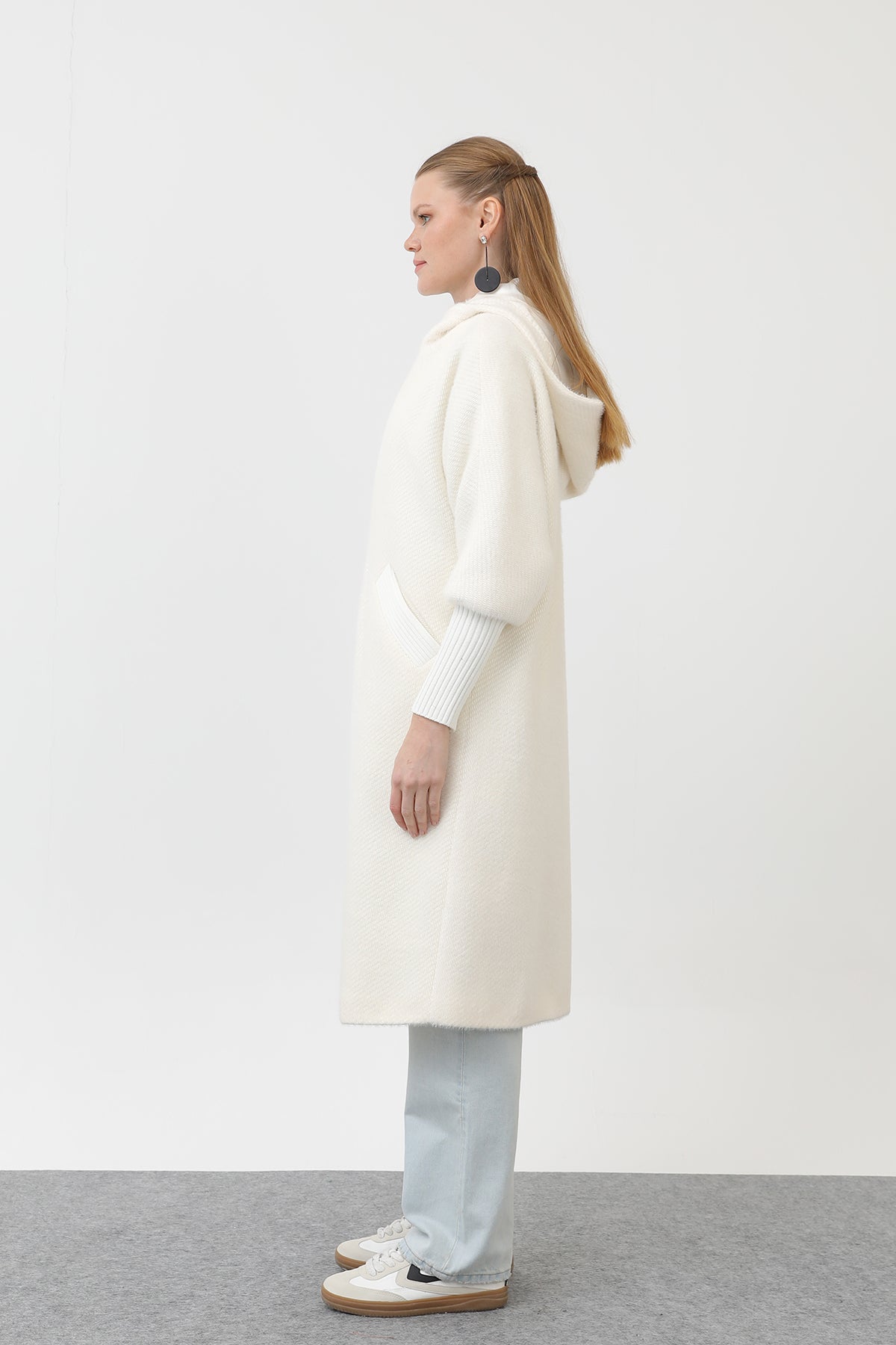 Kadın Kol Detaylı Kaban -15196KBN