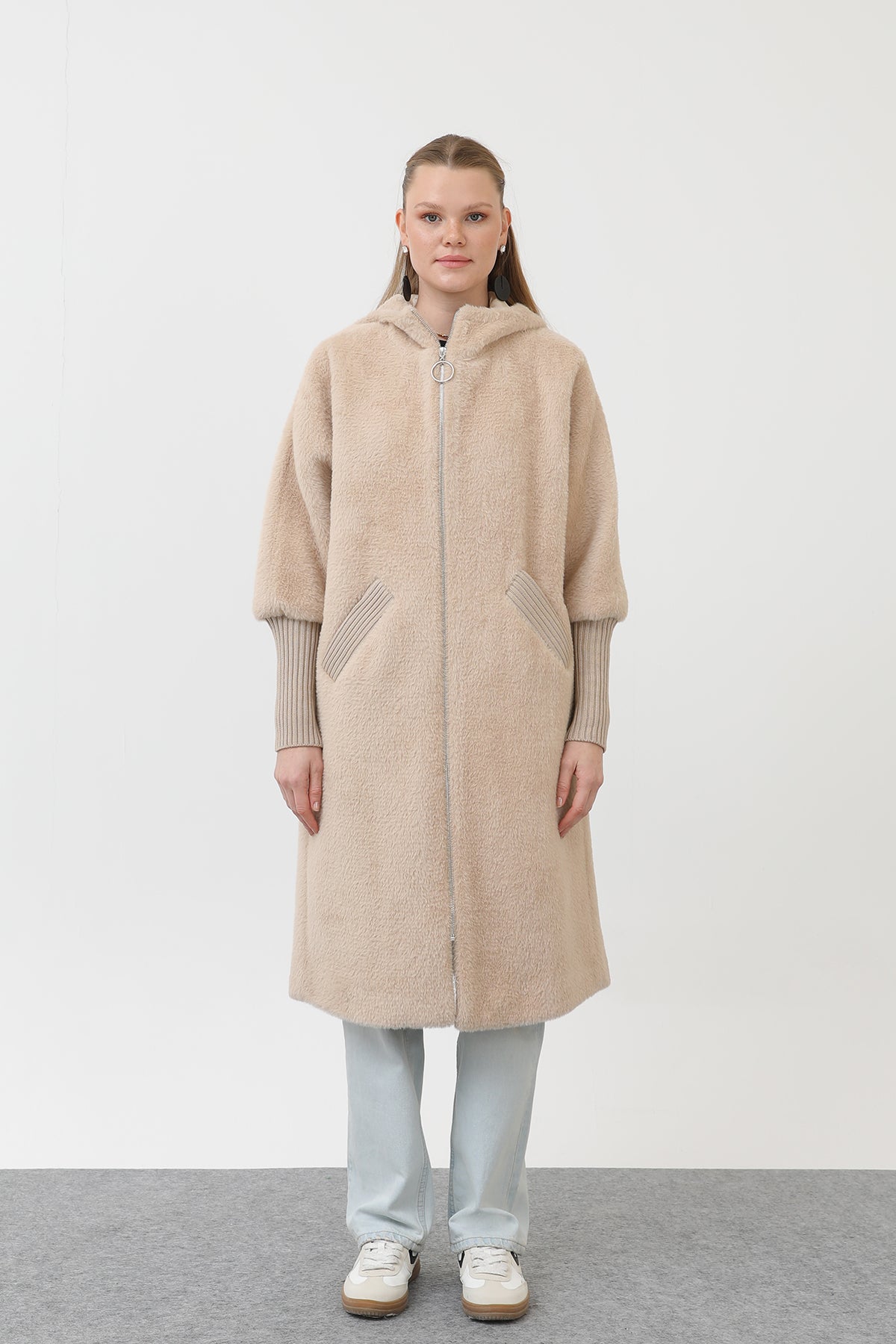 Kadın Kol Detaylı Kaban -15196KBN