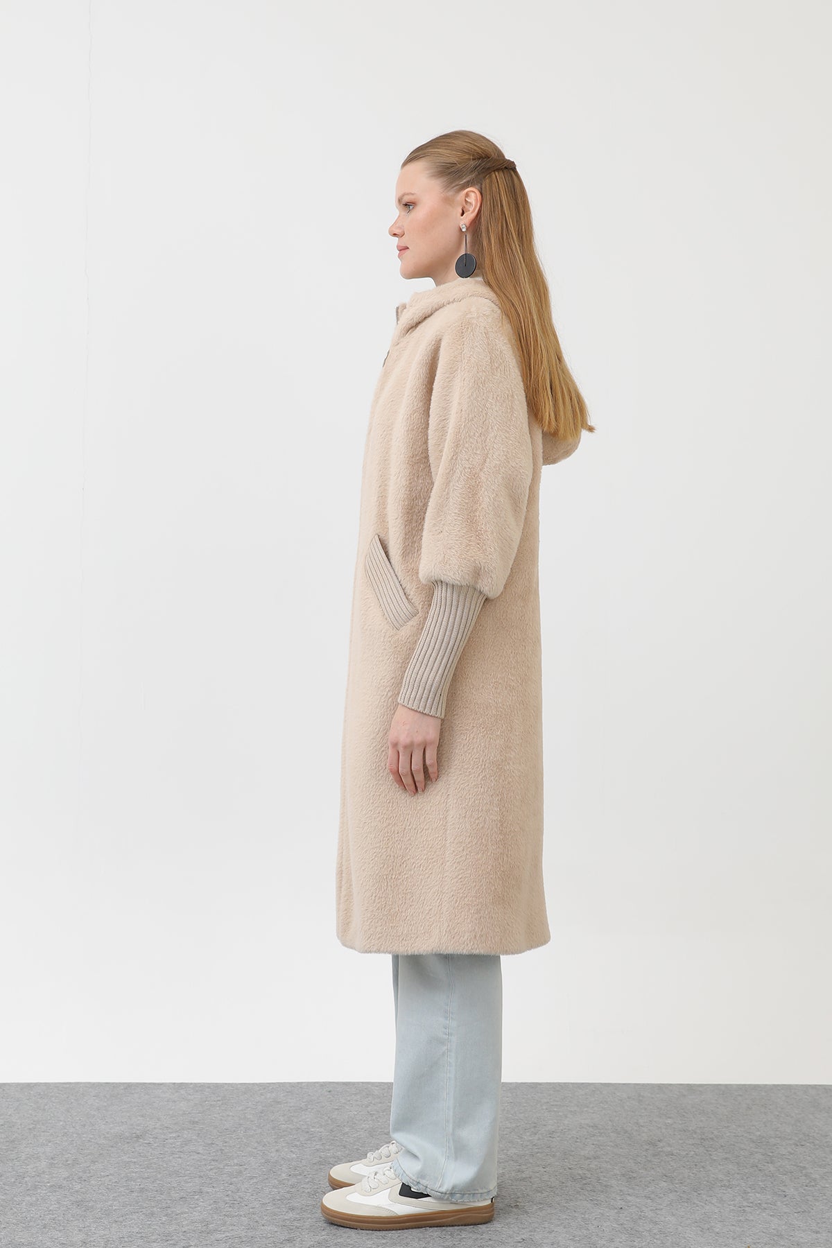 Kadın Kol Detaylı Kaban -15196KBN