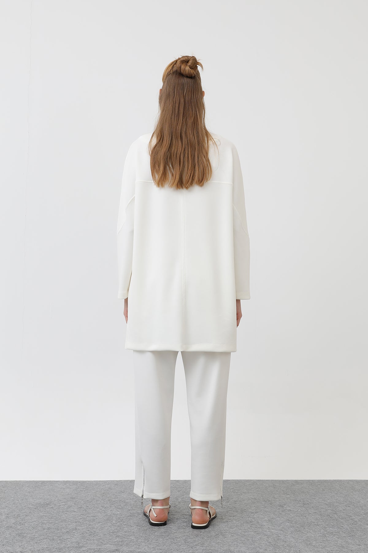 Kadın Önü Fermuar Detaylı Tunik - 10611TUN