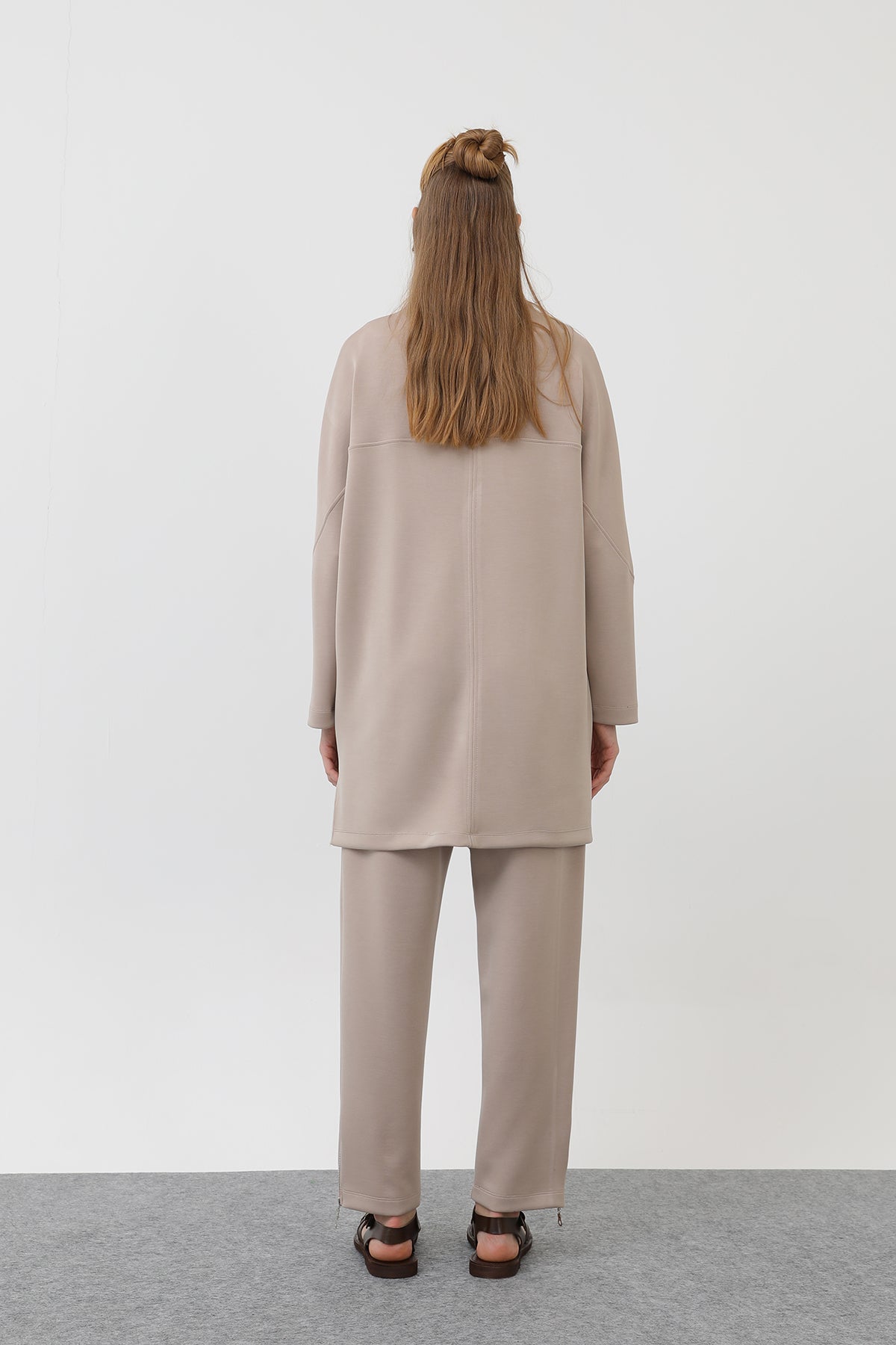 Kadın Önü Fermuar Detaylı Tunik - 10611TUN