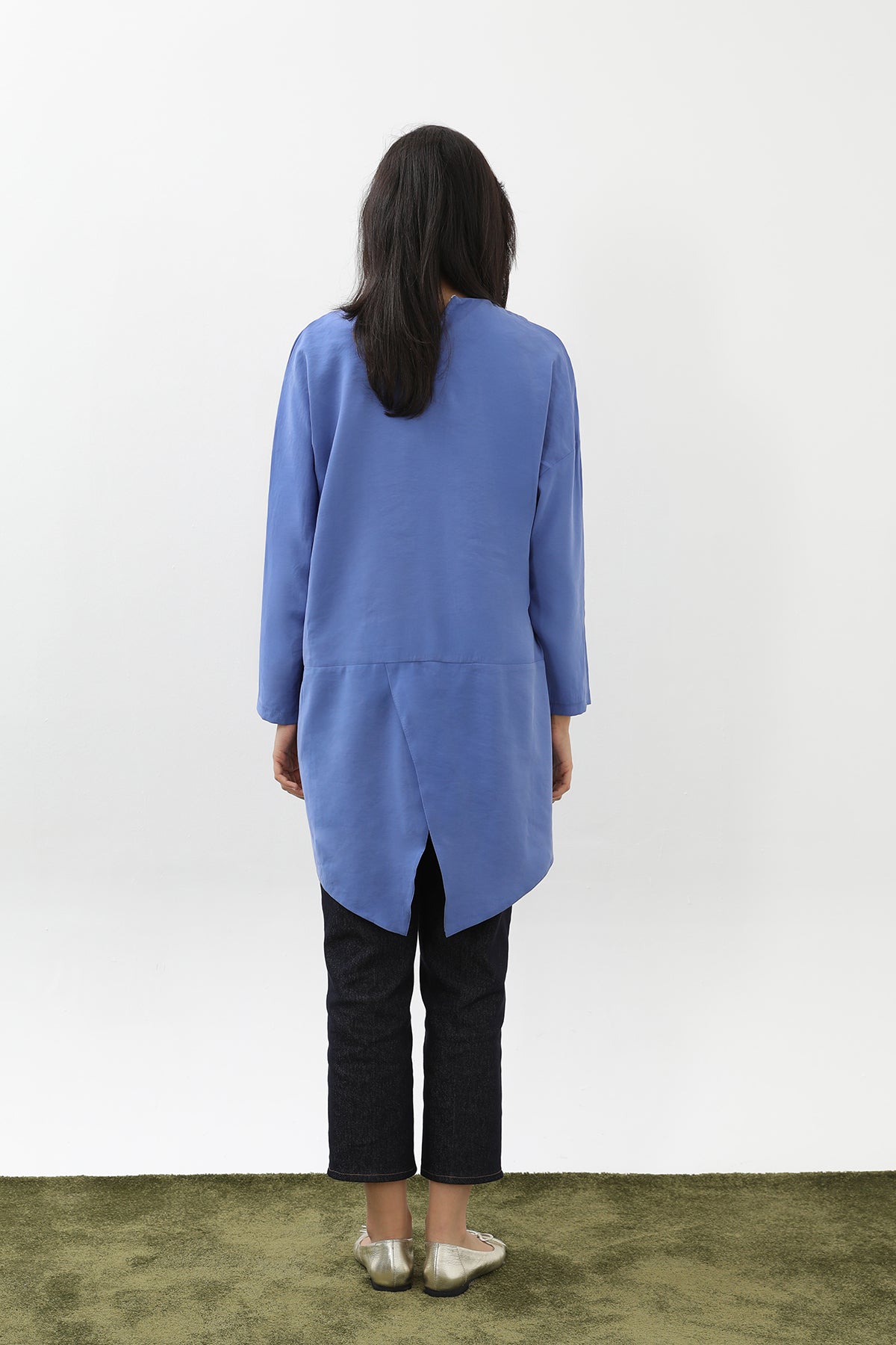 Kadın Arkası Çapraz Yırtmaçlı Tunik - 10675TUN