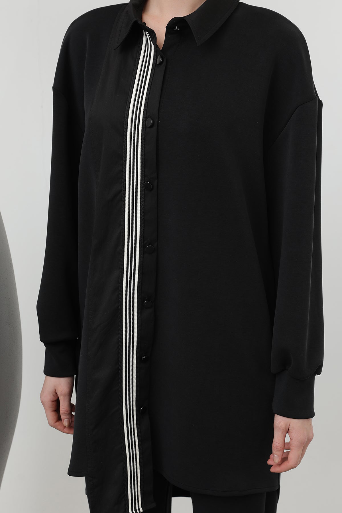 Kadın garnili şerit detaylı takım - 14297TKS