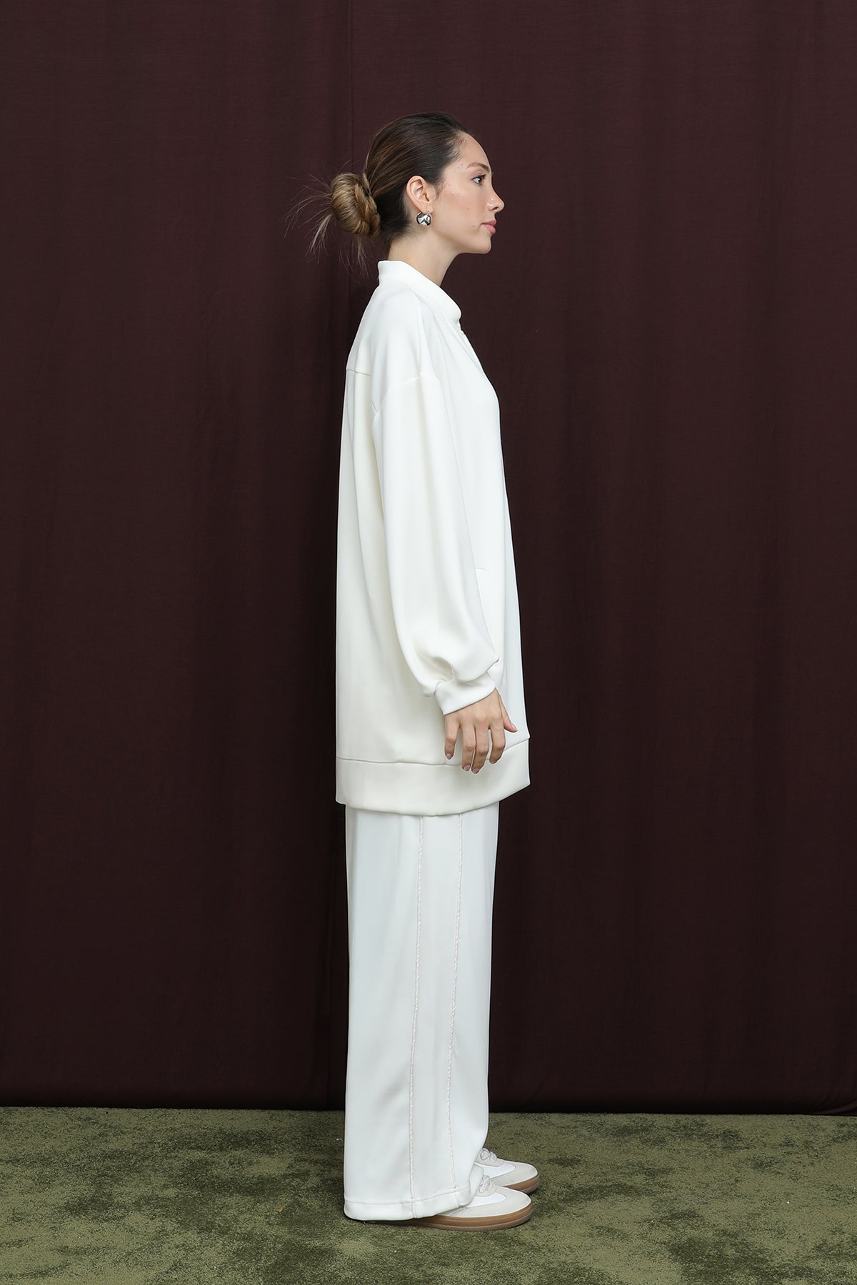 Kadın  Nakış Detaylı işlemeli Takım - 14305TKS