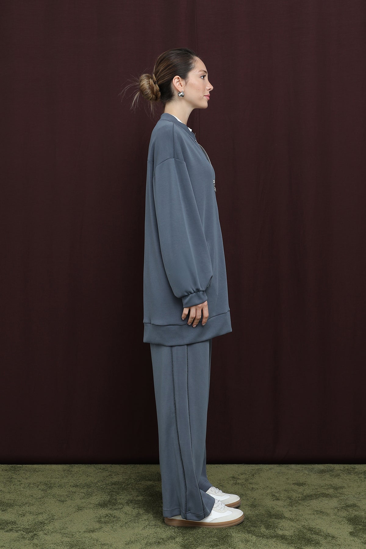 Kadın  Nakış Detaylı işlemeli Takım - 14305TKS