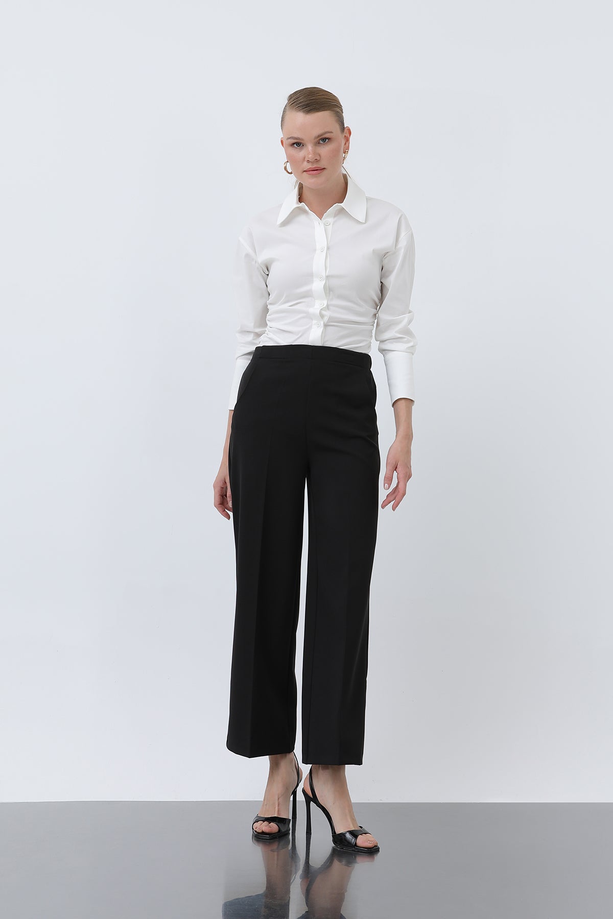 Kadın Düz Kesim Pantolon - 18243PNT