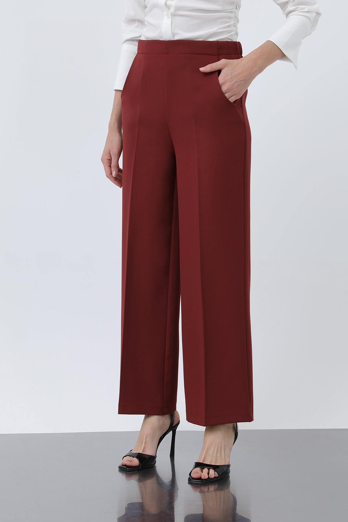 Kadın Düz Kesim Pantolon - 18243PNT