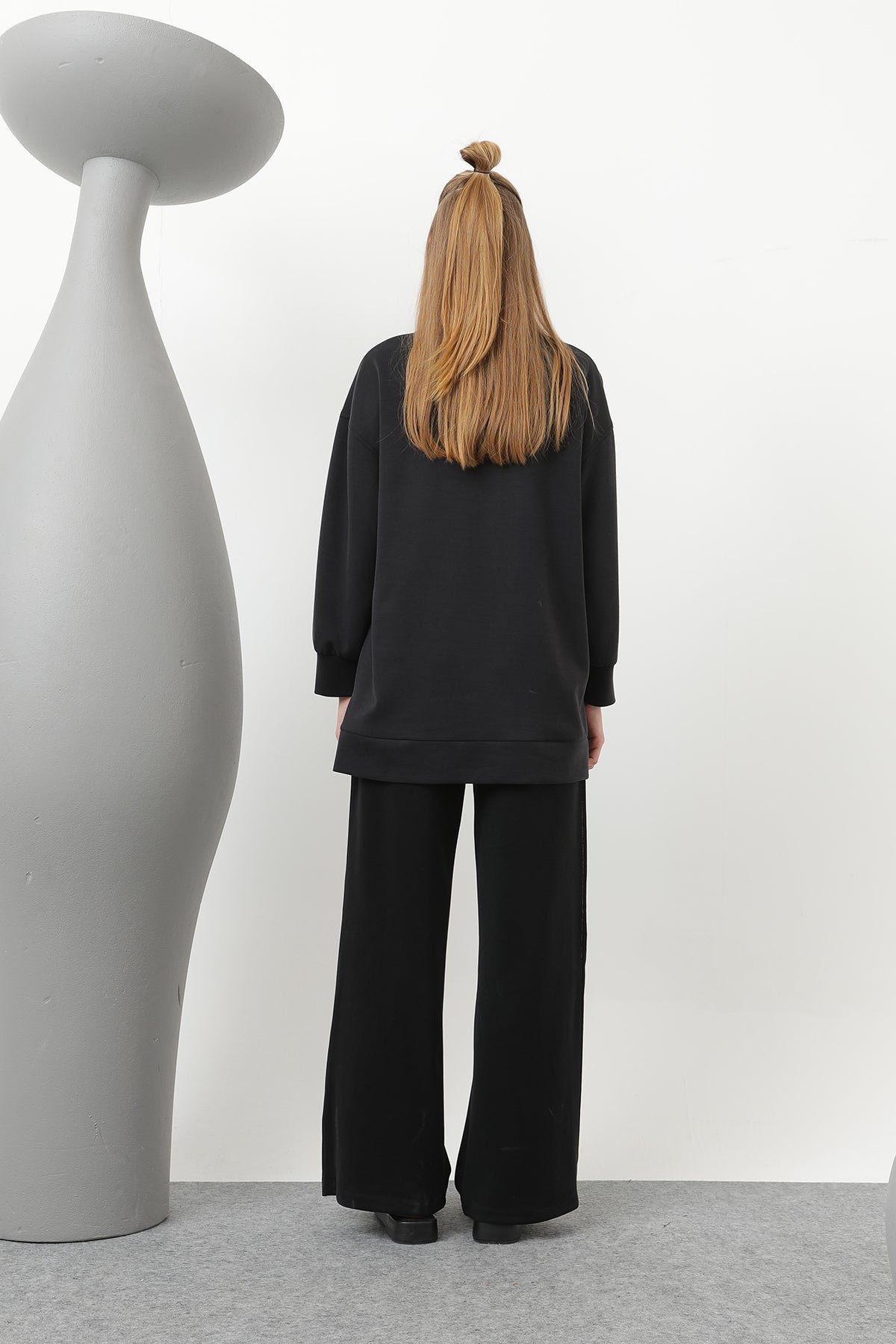 Kadın Dikiş Detaylı Cepli Takım - 20602TKS