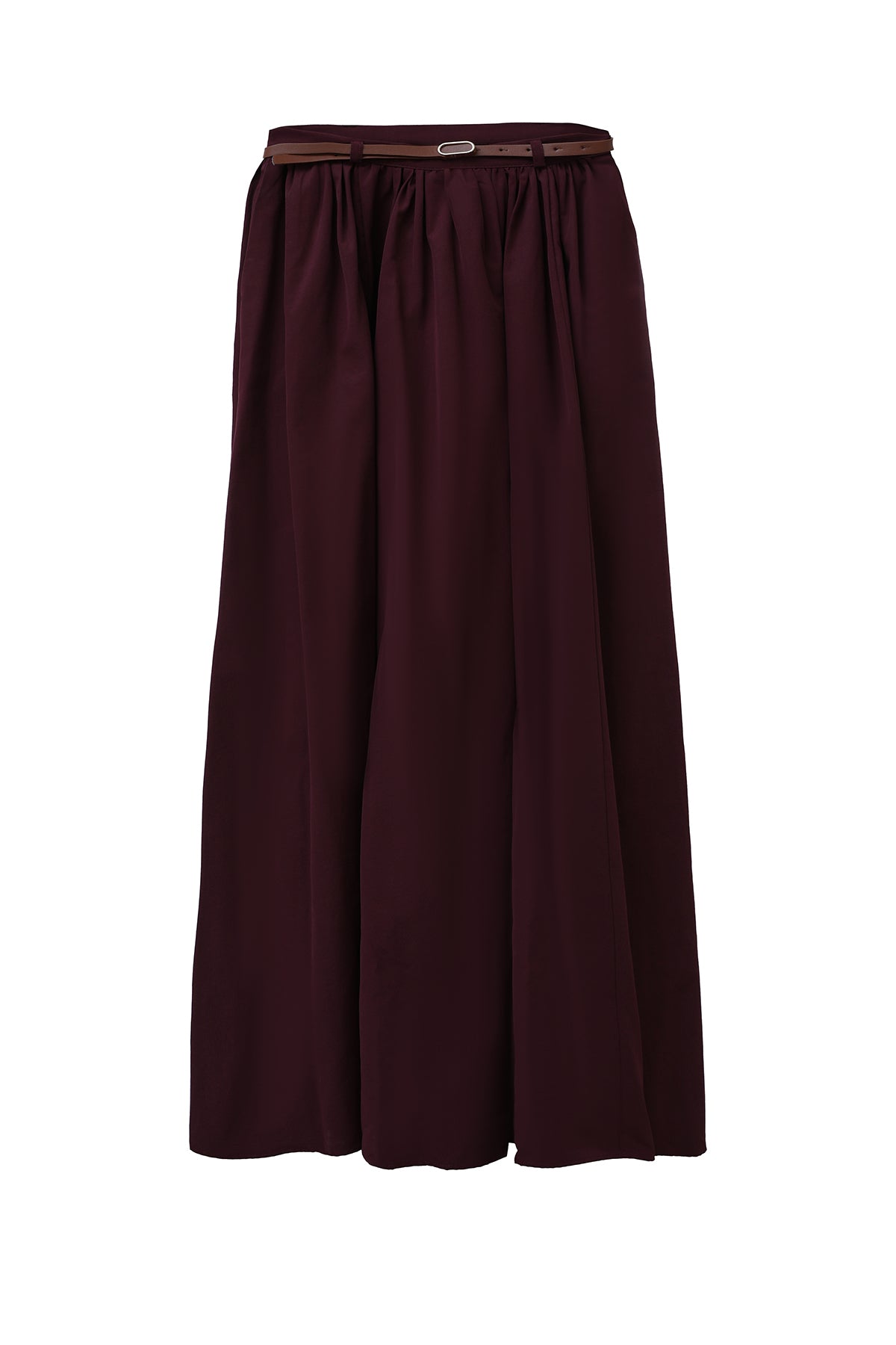 Kadın Kemerli Uzun Etek - 20611ETK