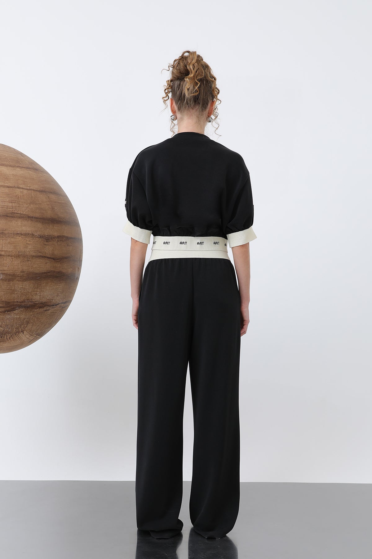 Kadın Lastiği Nakış Detaylı Bluz - 32130BLZ