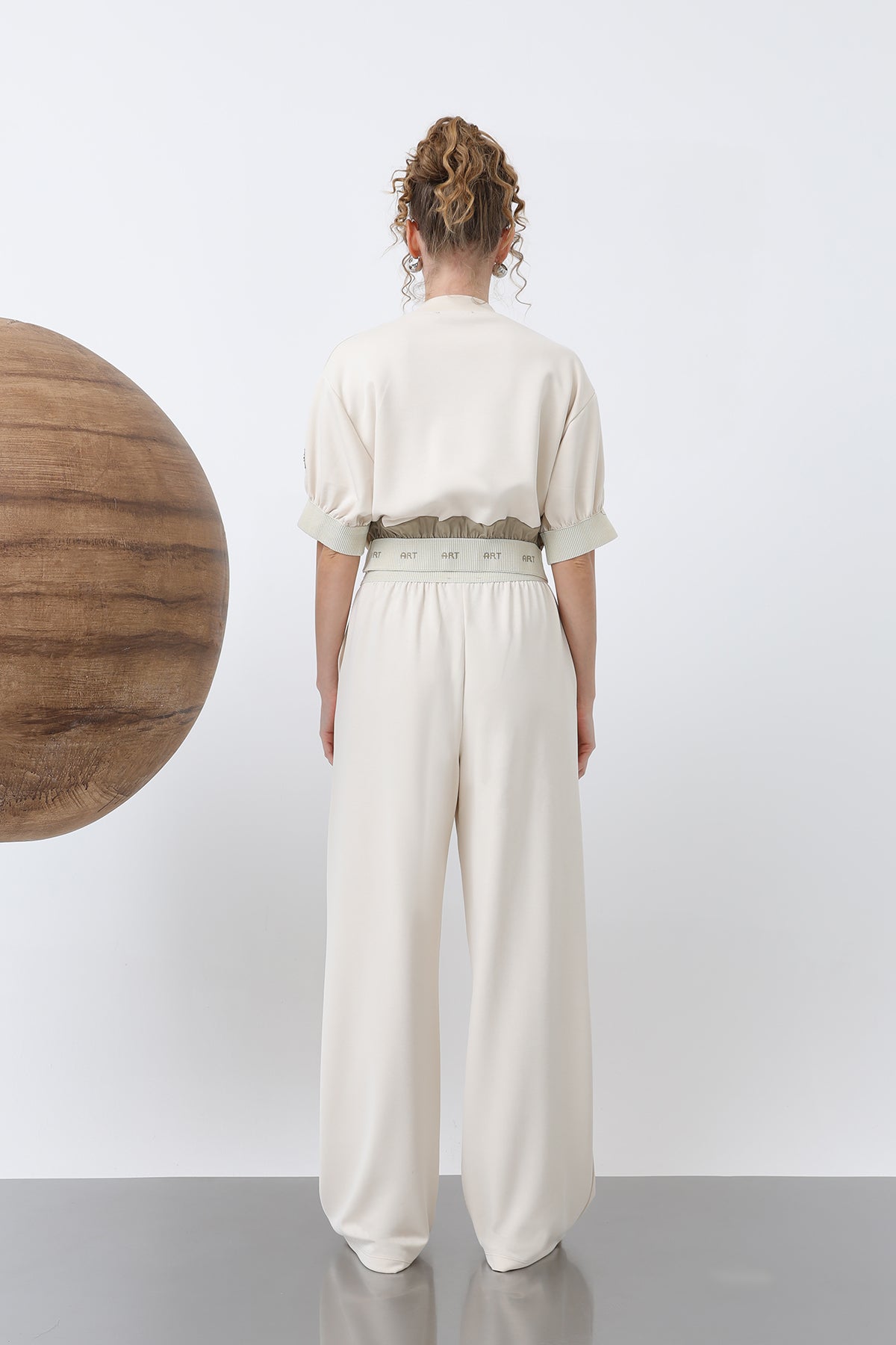 Kadın Lastiği Nakış Detaylı Bluz - 32130BLZ