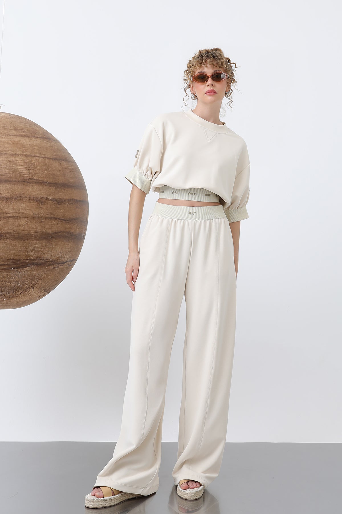 Kadın Lastiği Nakış Detaylı Bluz - 32130BLZ